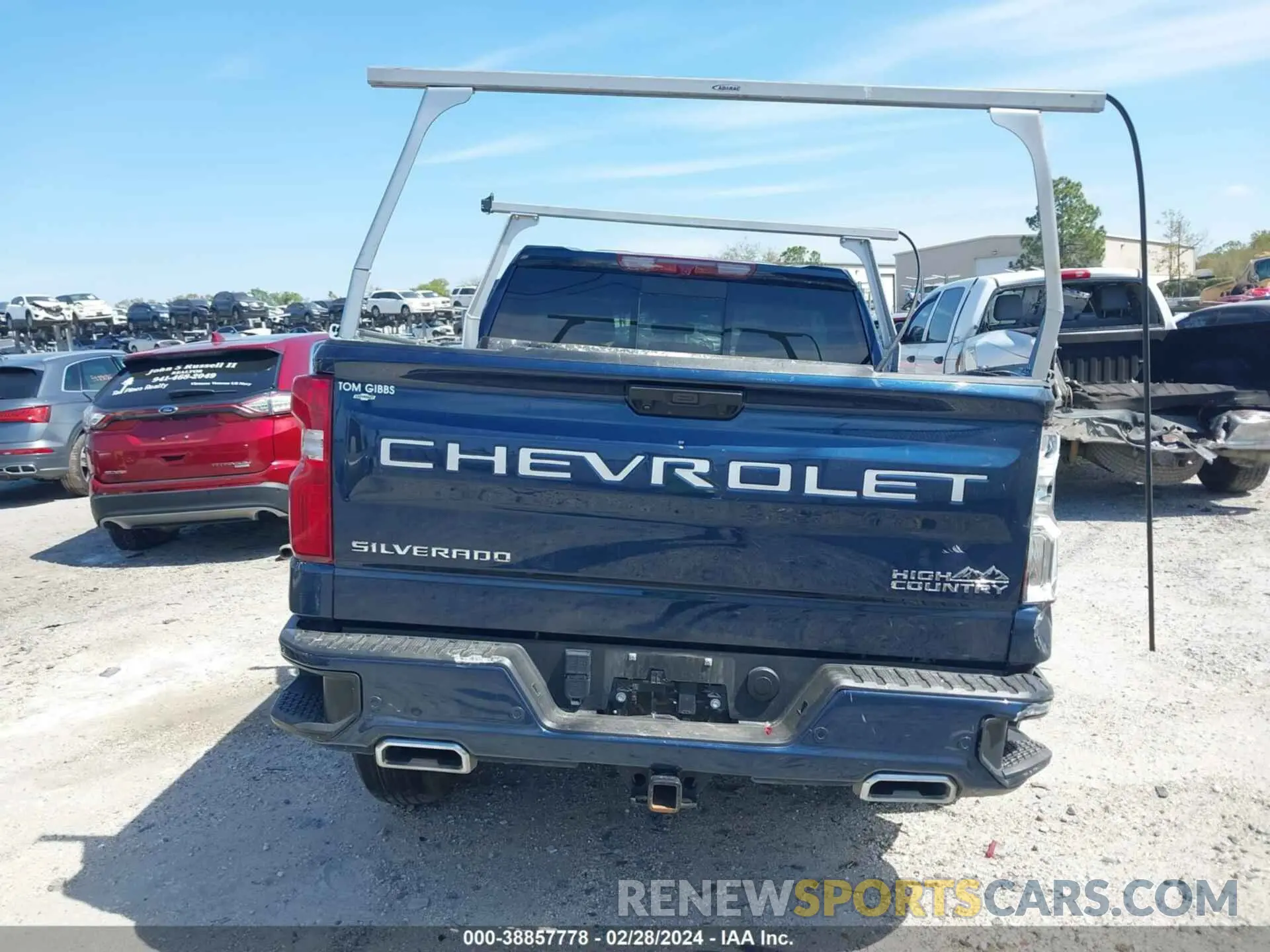 16 fotografías del automóvil dañado 3GCUDJE81PG112421 CHEVROLET SILVERADO 1500 2023