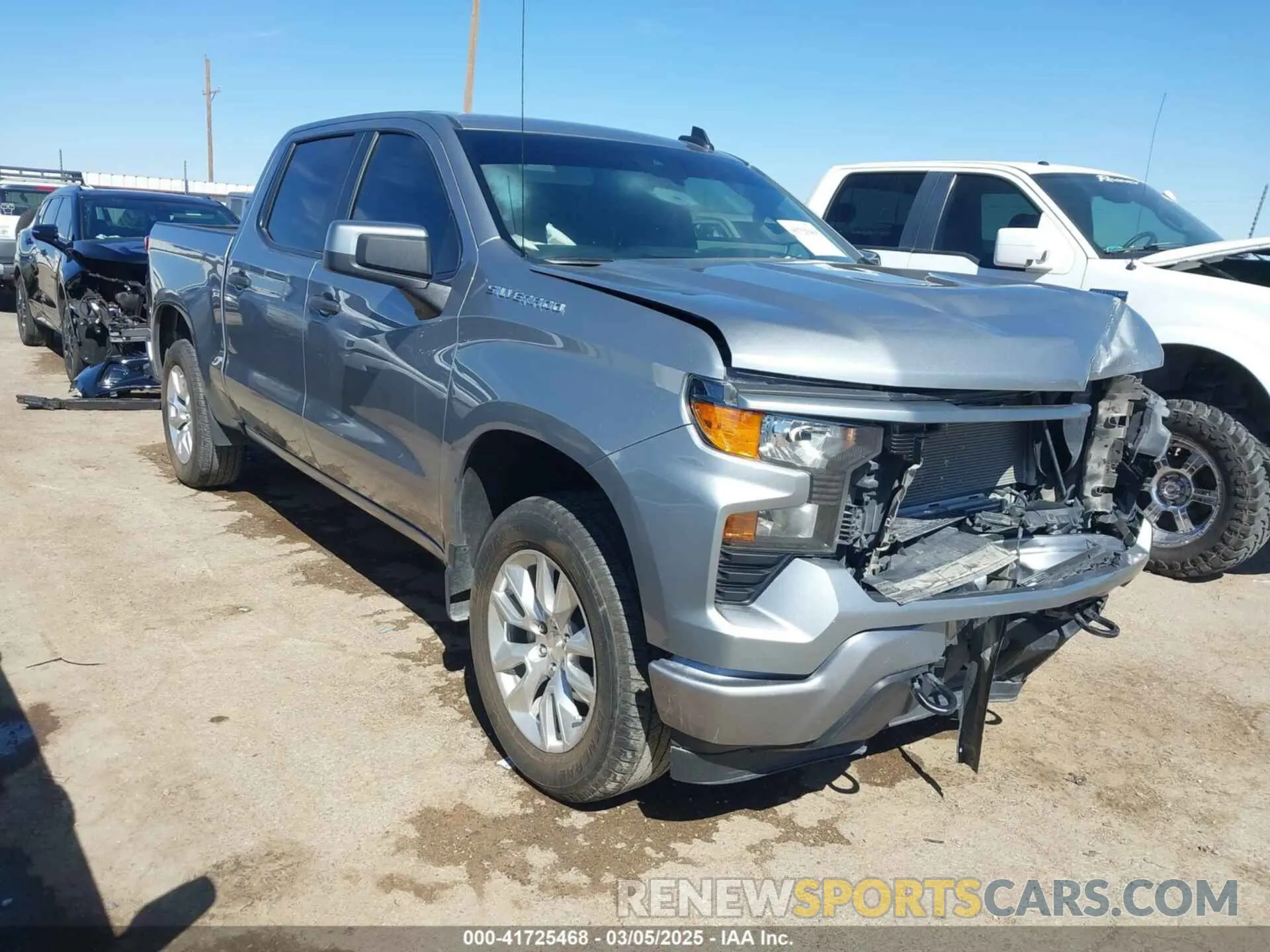 1 fotografías del automóvil dañado 1GCPABEK0RZ142259 CHEVROLET SILVERADO 1500 2024
