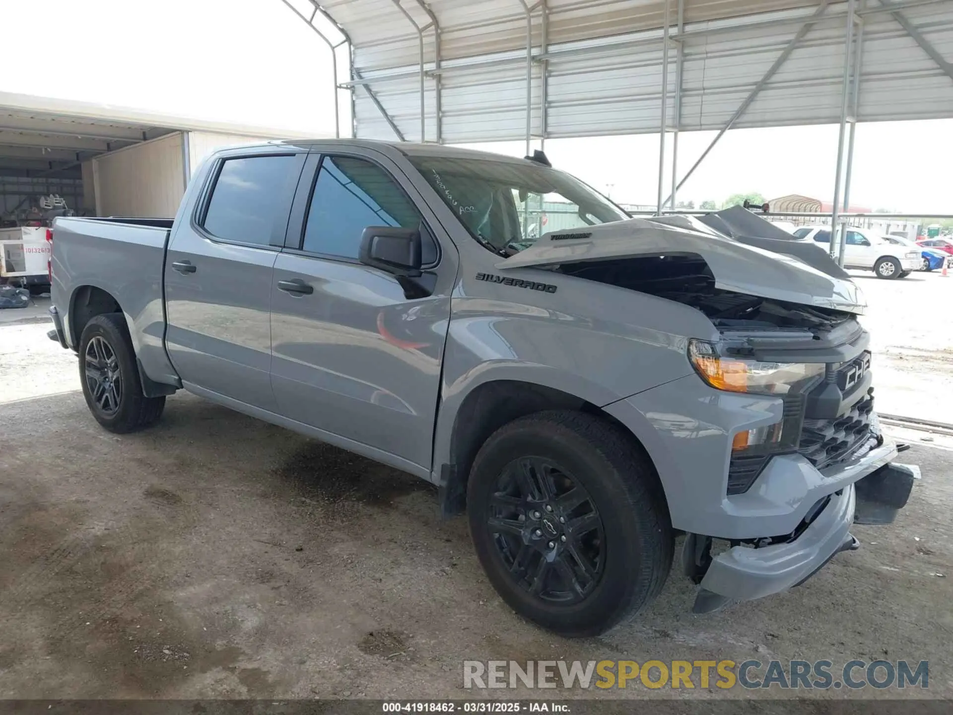 1 fotografías del automóvil dañado 1GCPABEK0RZ328996 CHEVROLET SILVERADO 1500 2024