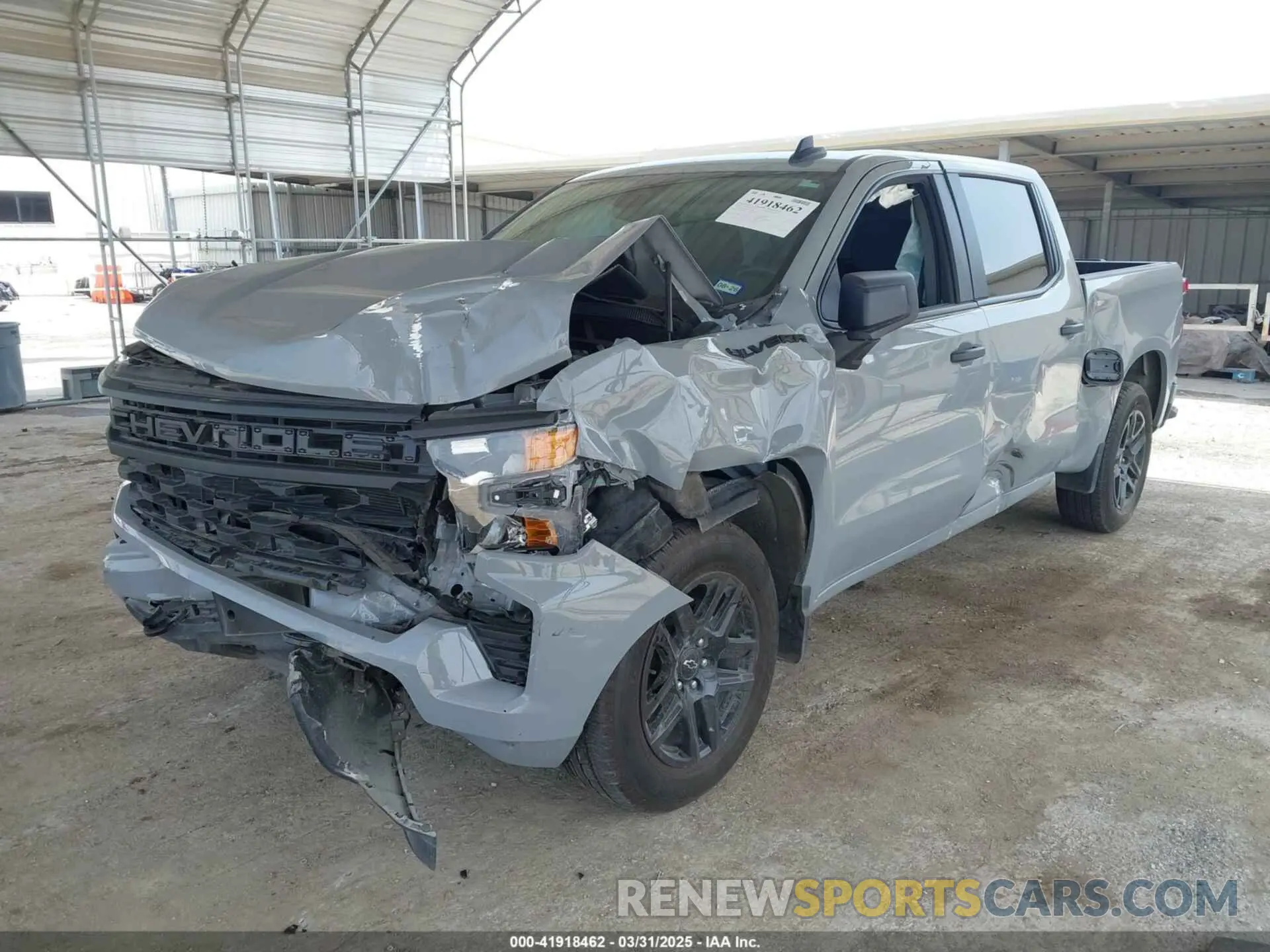 2 fotografías del automóvil dañado 1GCPABEK0RZ328996 CHEVROLET SILVERADO 1500 2024