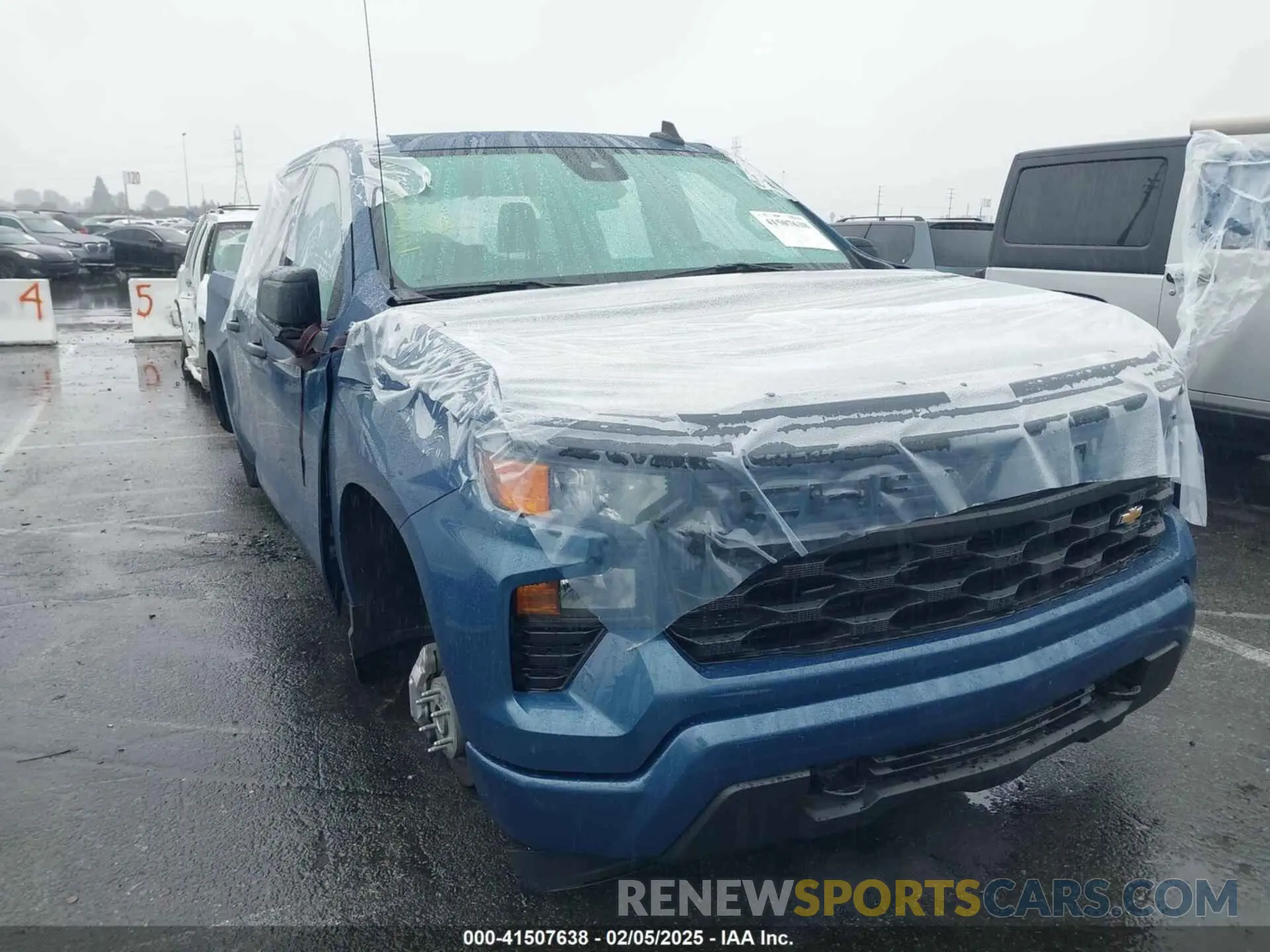 1 fotografías del automóvil dañado 1GCPABEK0RZ342557 CHEVROLET SILVERADO 1500 2024