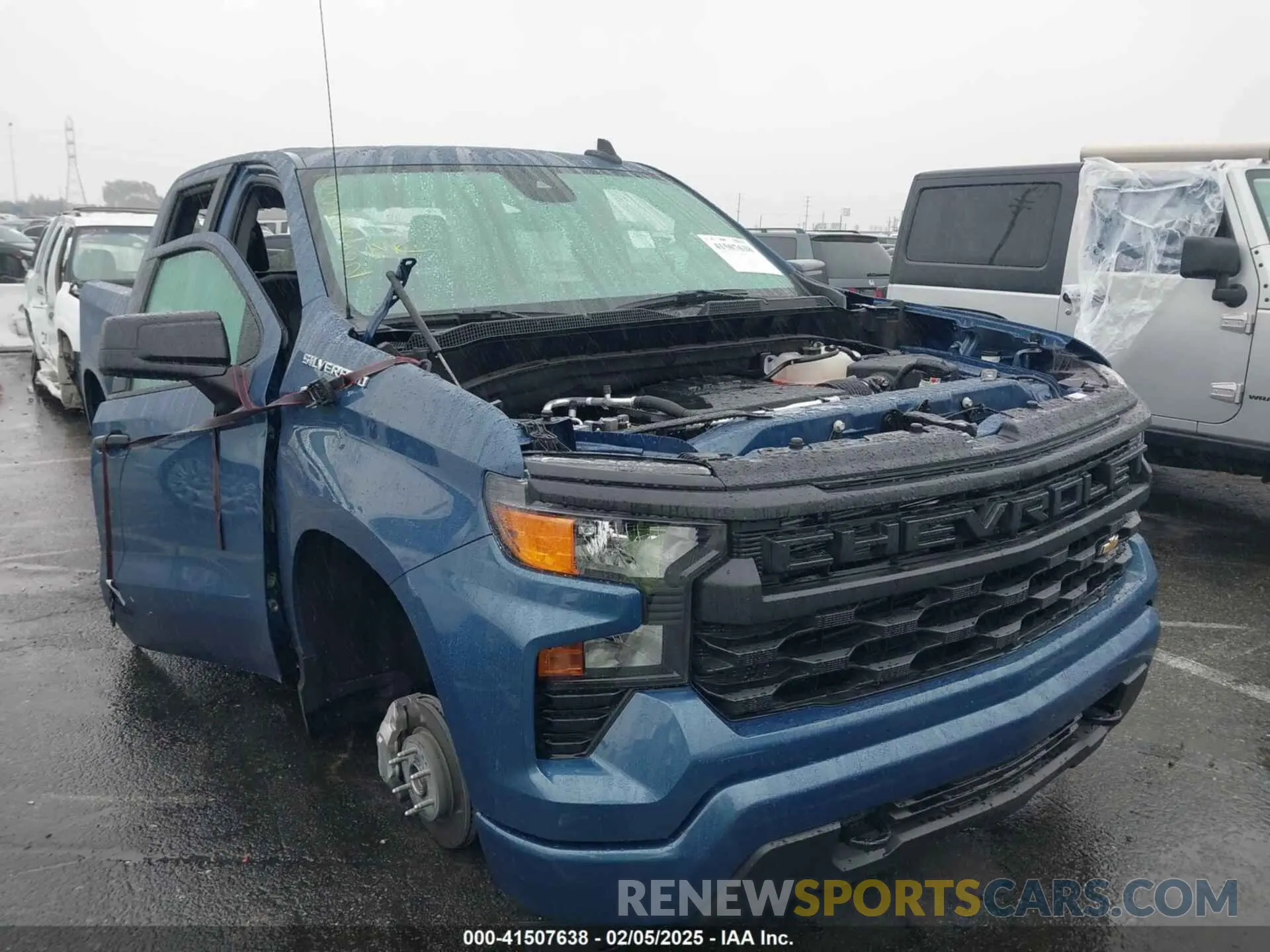 6 fotografías del automóvil dañado 1GCPABEK0RZ342557 CHEVROLET SILVERADO 1500 2024