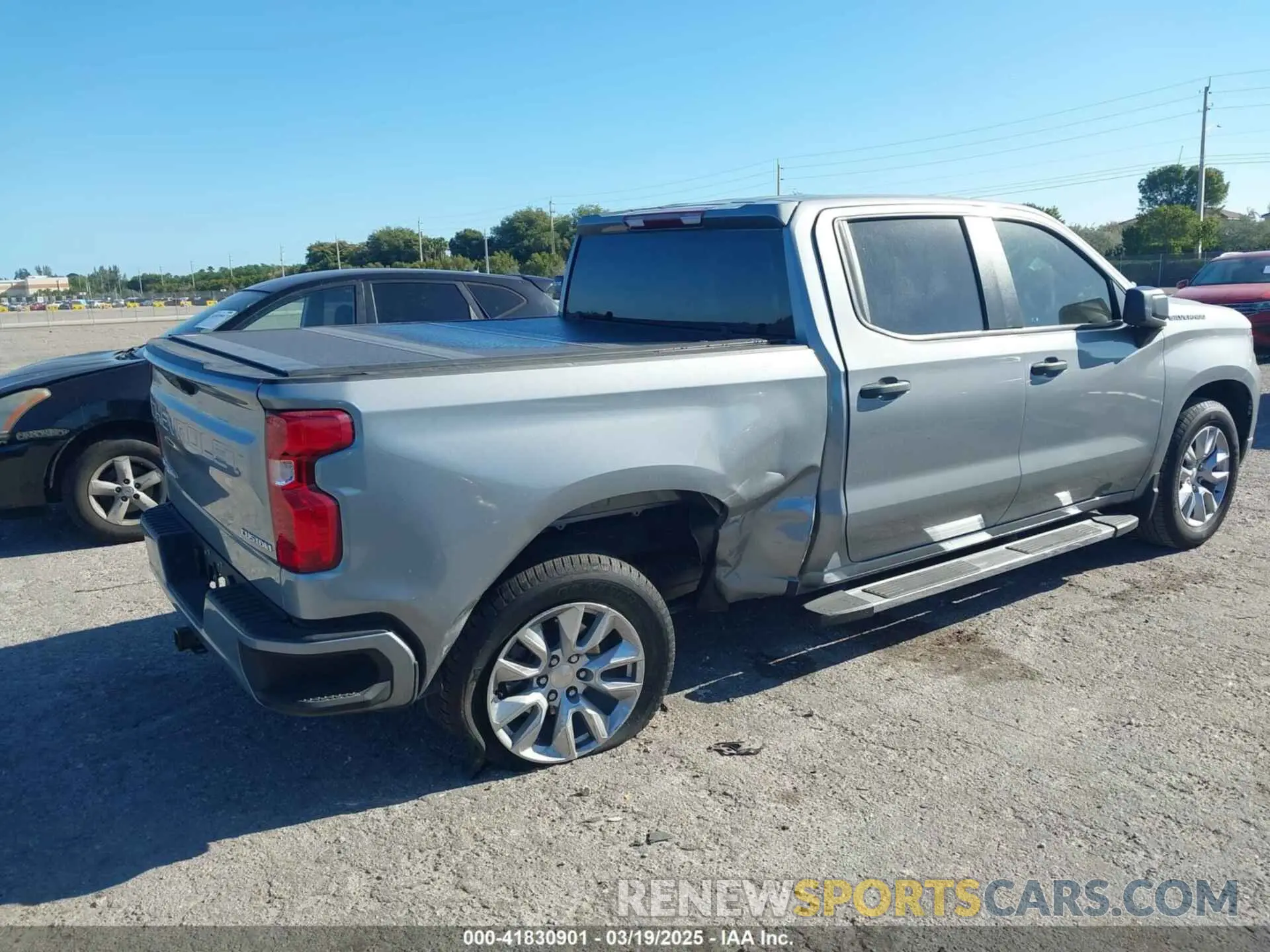 4 fotografías del automóvil dañado 1GCPABEK3RZ174705 CHEVROLET SILVERADO 1500 2024