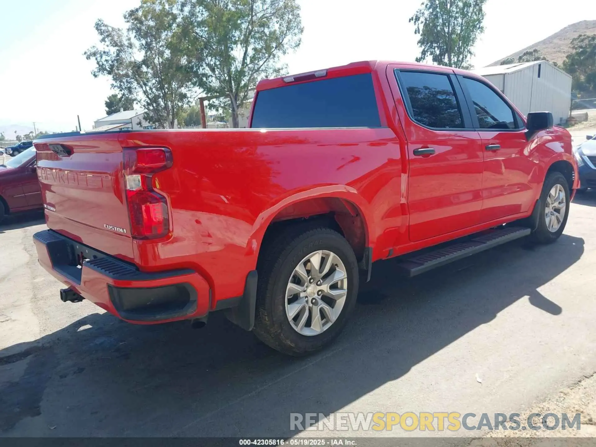 4 fotografías del automóvil dañado 1GCPABEK5RZ155640 CHEVROLET SILVERADO 1500 2024