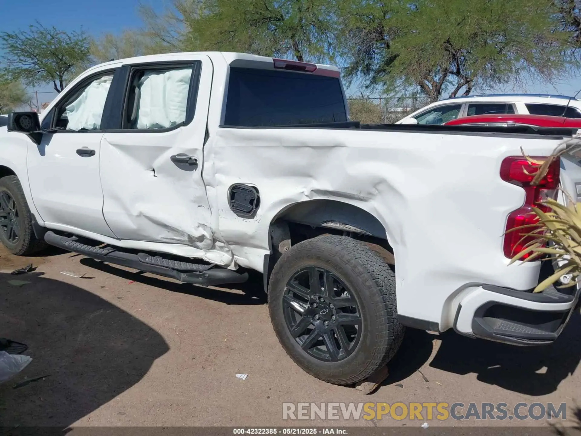 3 fotografías del automóvil dañado 1GCPABEK5RZ181171 CHEVROLET SILVERADO 1500 2024
