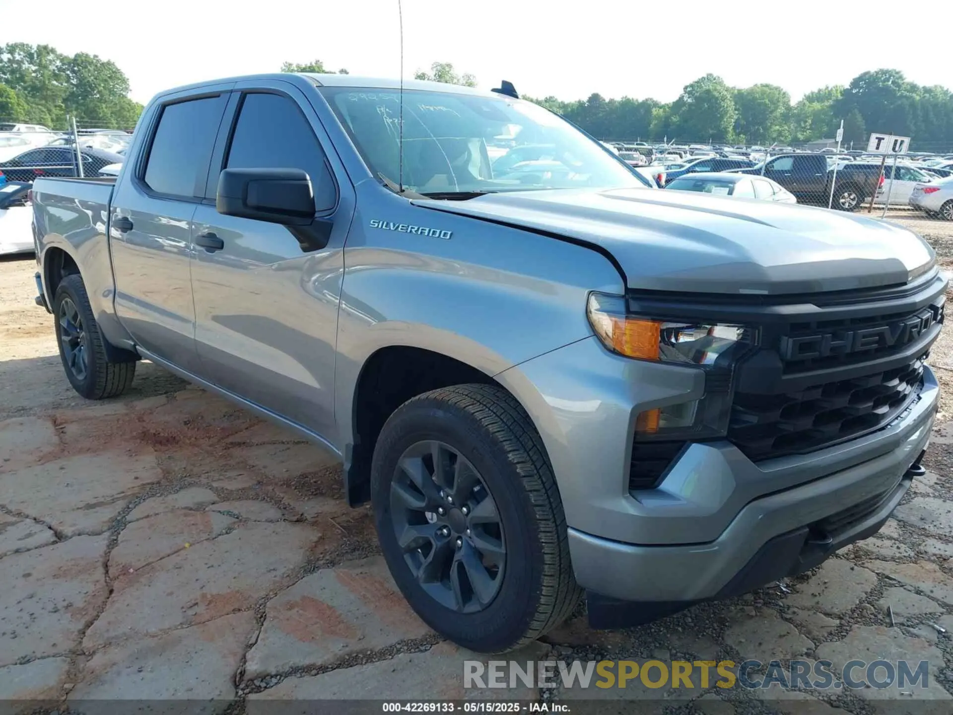 1 fotografías del automóvil dañado 1GCPABEK5RZ211074 CHEVROLET SILVERADO 1500 2024