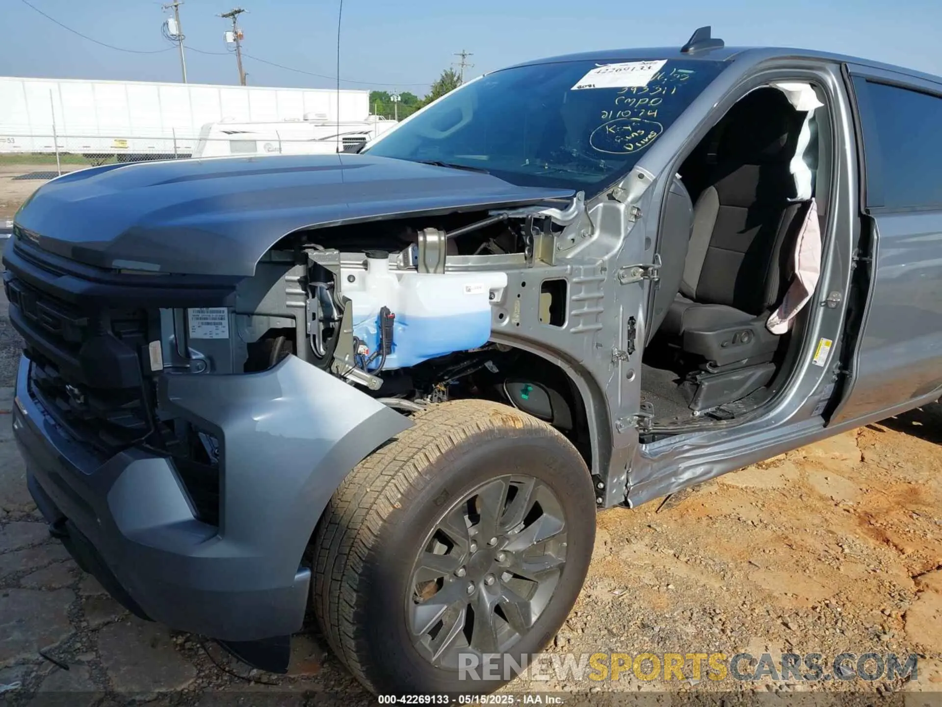 6 fotografías del automóvil dañado 1GCPABEK5RZ211074 CHEVROLET SILVERADO 1500 2024