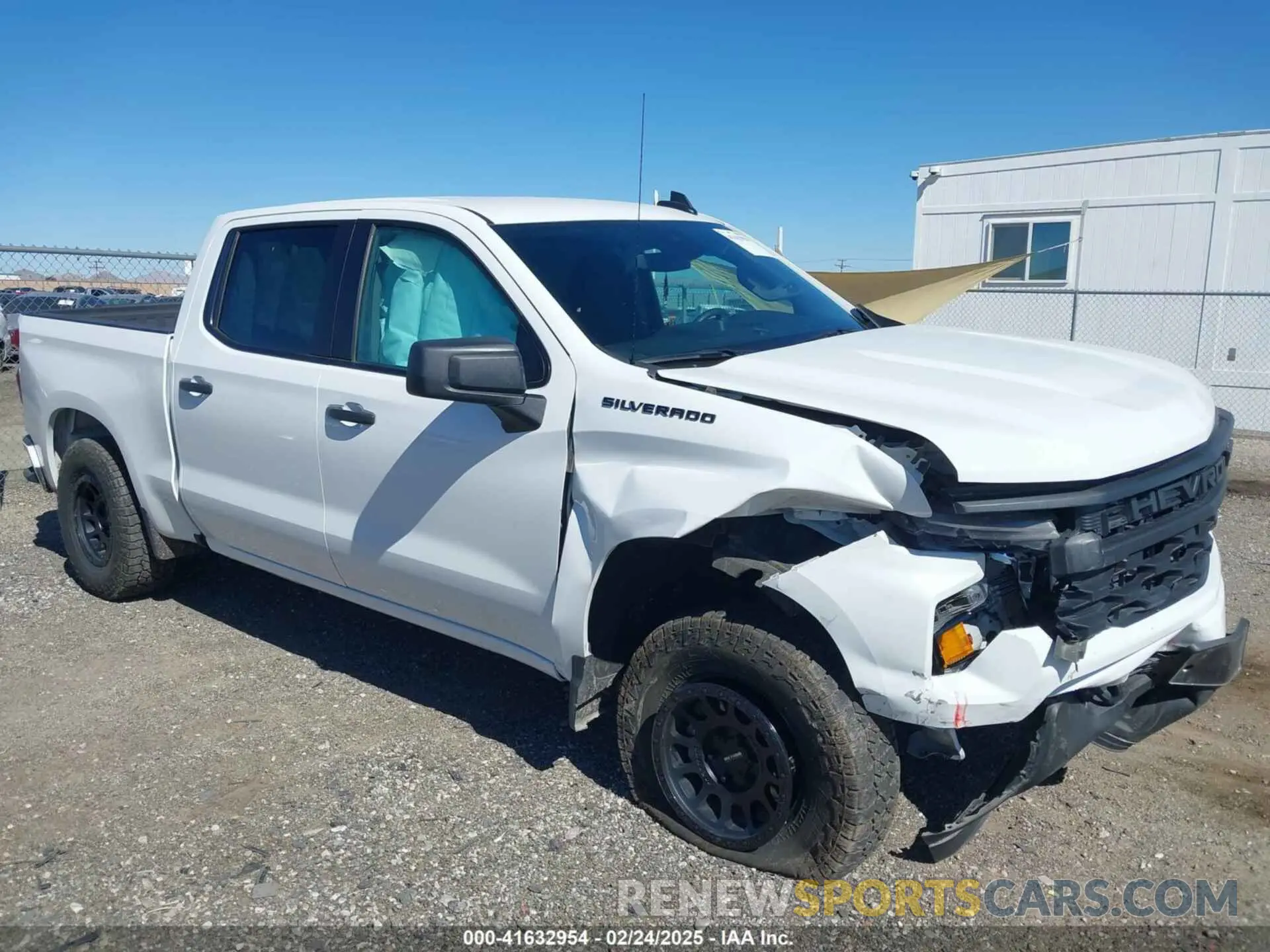 1 fotografías del automóvil dañado 1GCPABEK7RZ157809 CHEVROLET SILVERADO 1500 2024