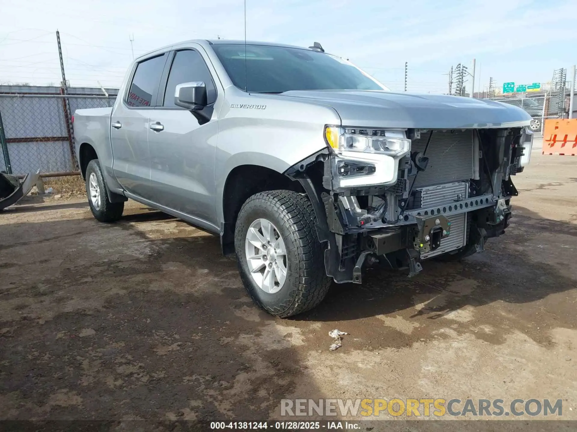 1 fotografías del automóvil dañado 1GCPACEK2RZ168867 CHEVROLET SILVERADO 1500 2024