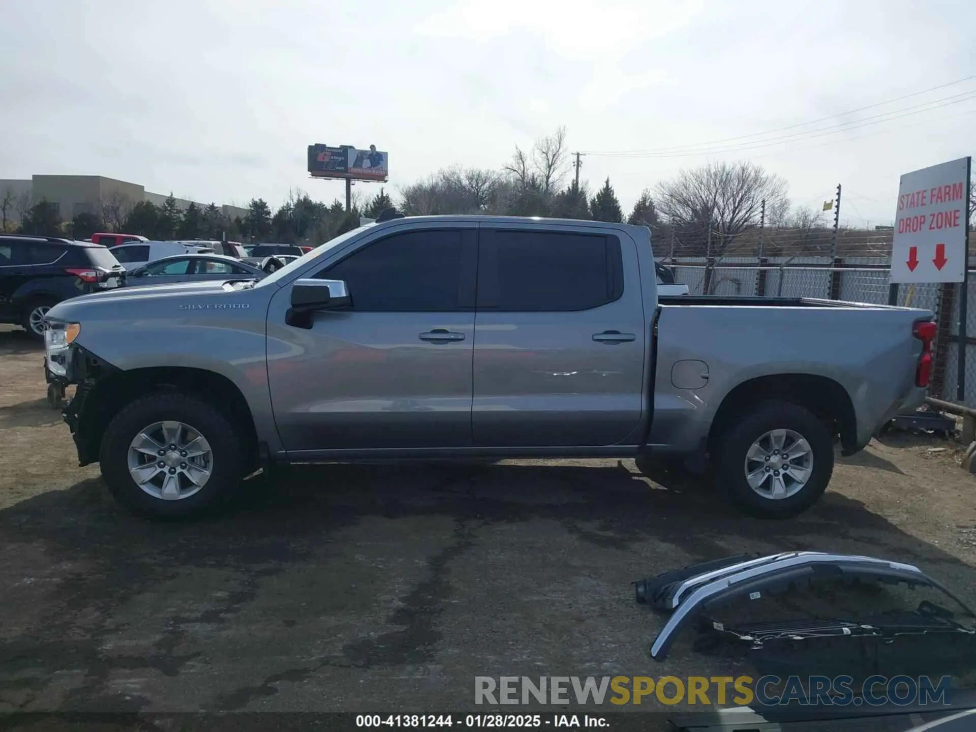 15 fotografías del automóvil dañado 1GCPACEK2RZ168867 CHEVROLET SILVERADO 1500 2024