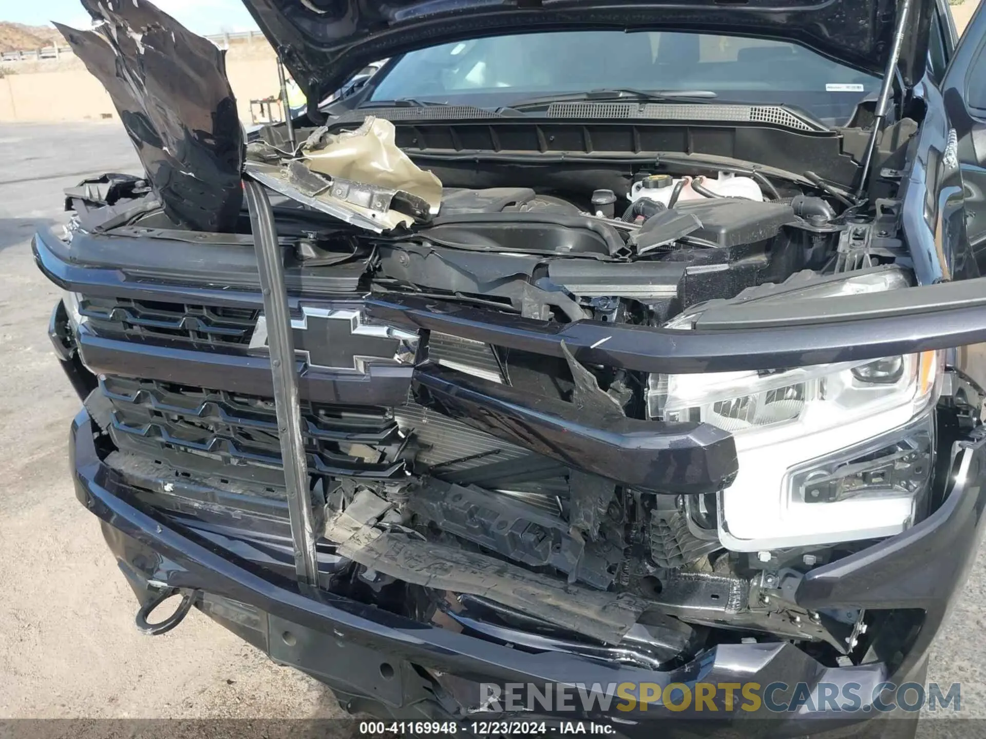 6 fotografías del automóvil dañado 1GCPADED3RZ351797 CHEVROLET SILVERADO 1500 2024