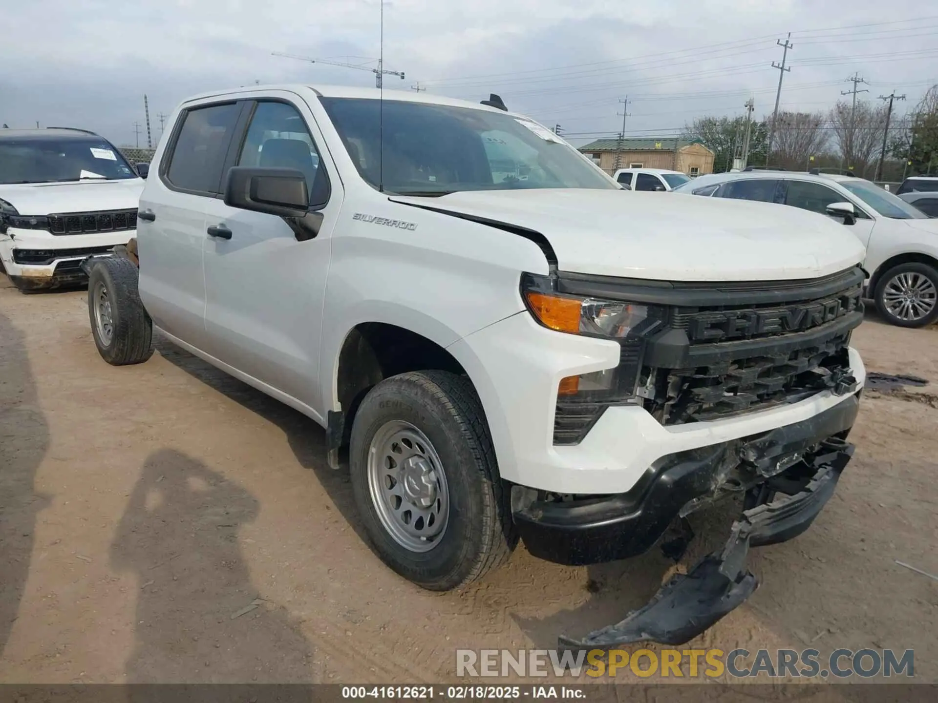 1 fotografías del automóvil dañado 1GCPDAEK1RZ221151 CHEVROLET SILVERADO 1500 2024