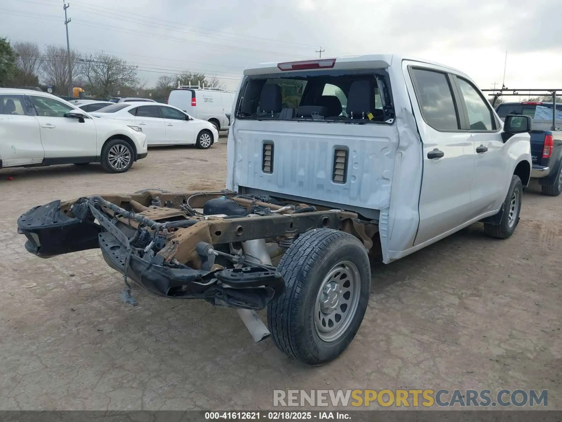 4 fotografías del automóvil dañado 1GCPDAEK1RZ221151 CHEVROLET SILVERADO 1500 2024