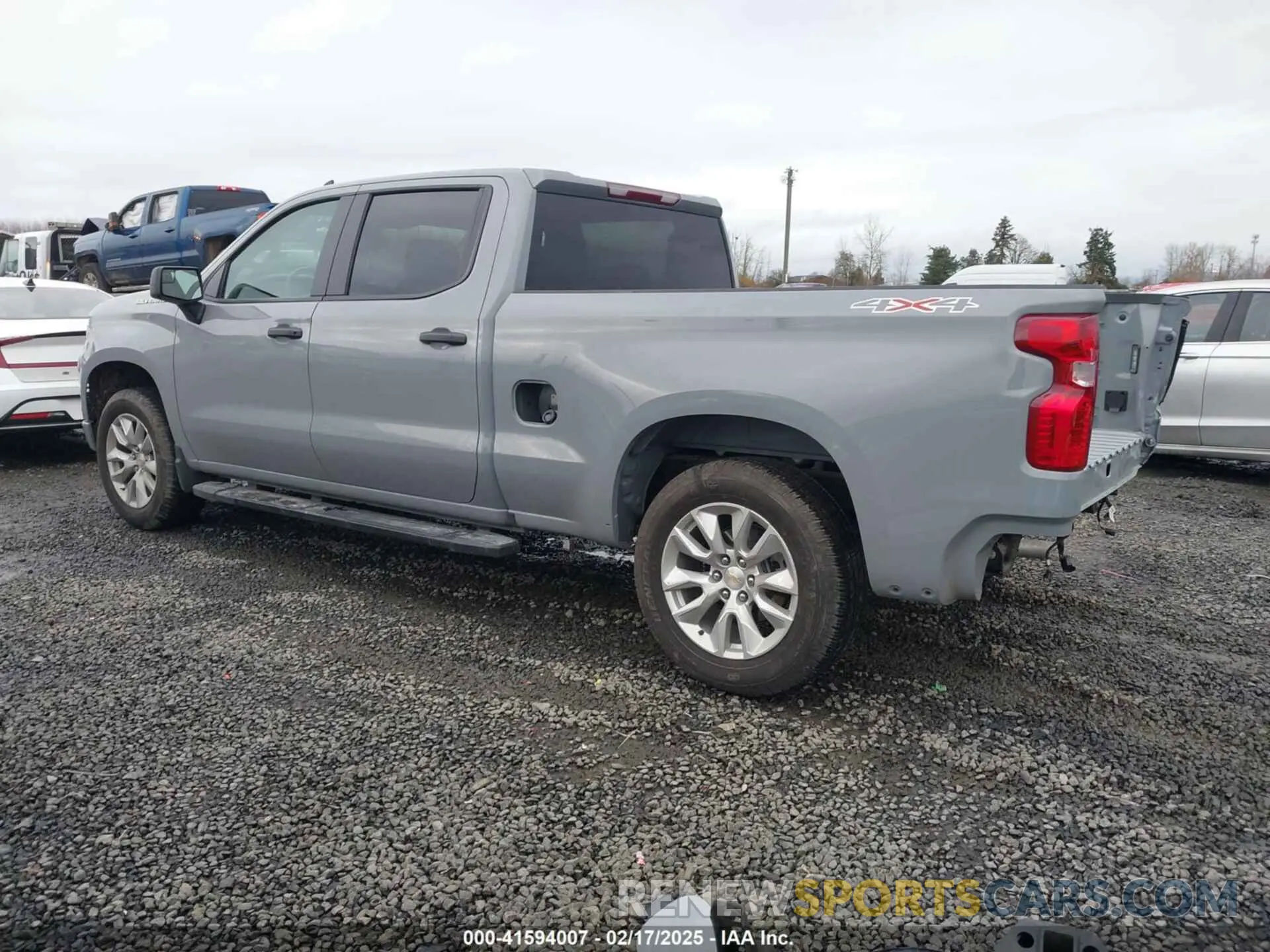 3 fotografías del automóvil dañado 1GCPDBEK2RZ322513 CHEVROLET SILVERADO 1500 2024