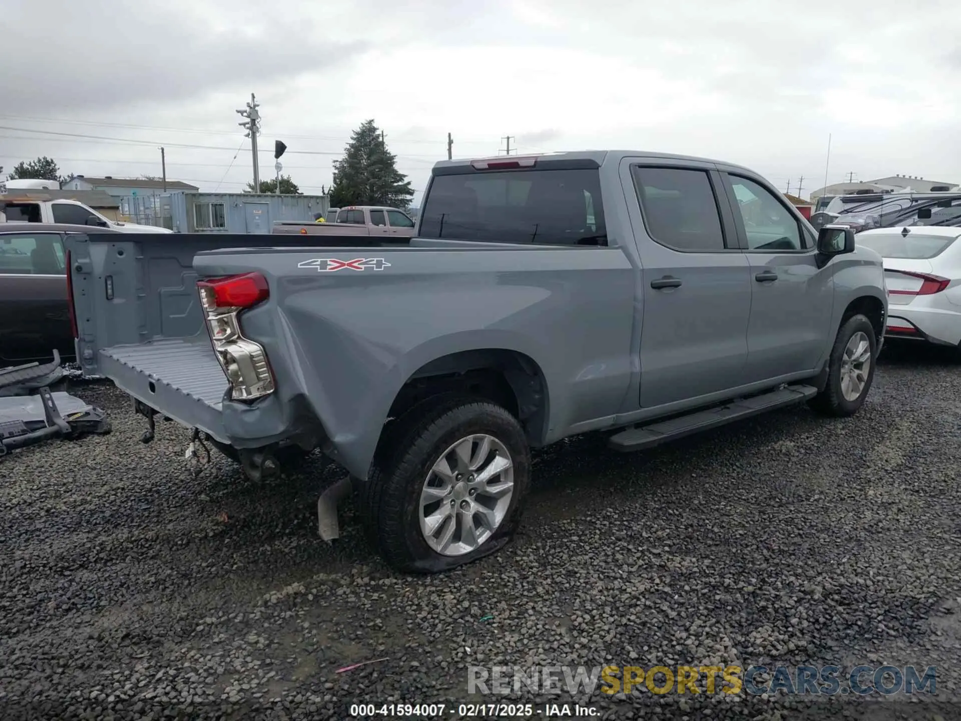 4 fotografías del automóvil dañado 1GCPDBEK2RZ322513 CHEVROLET SILVERADO 1500 2024