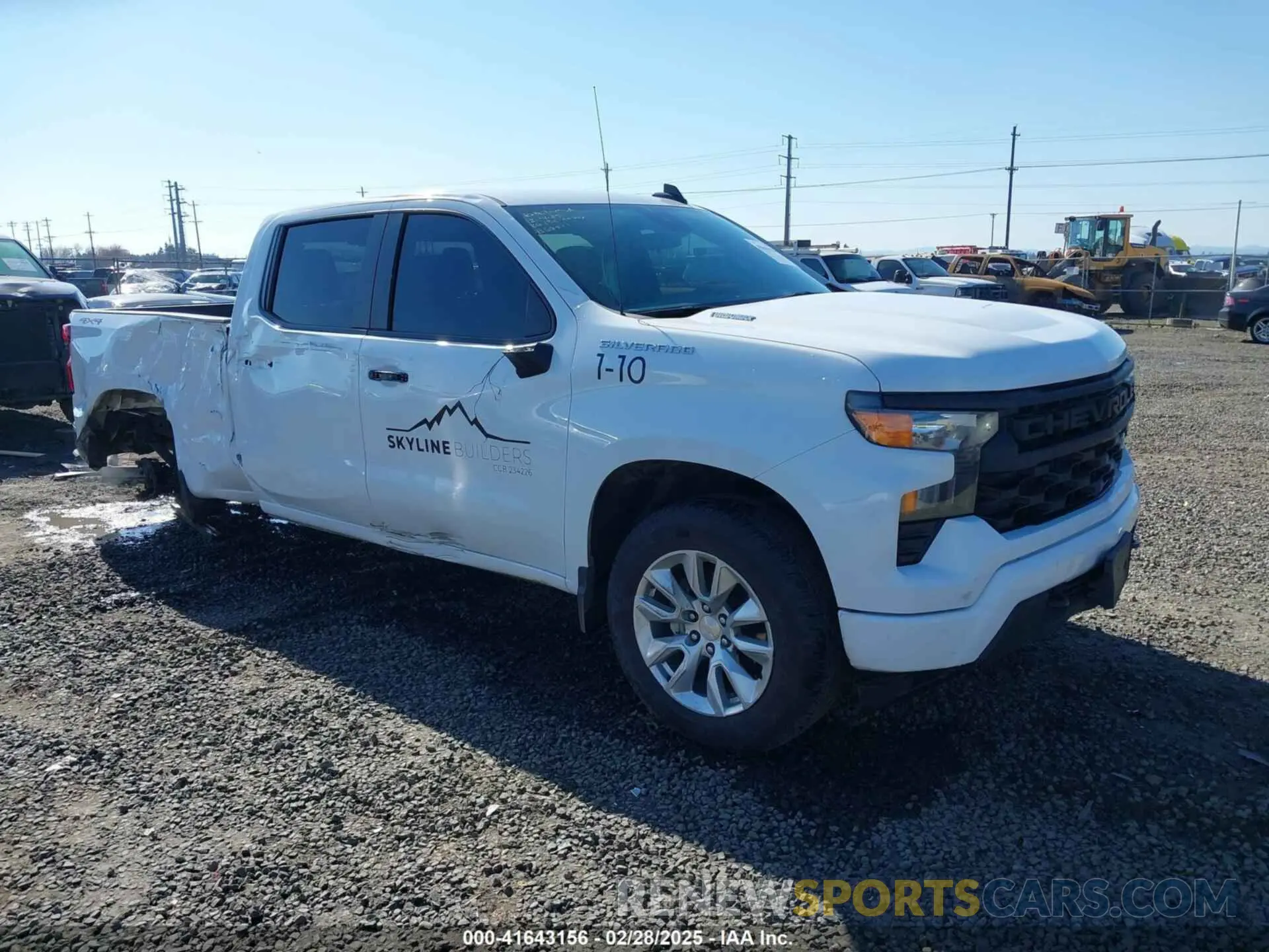 1 fotografías del automóvil dañado 1GCPDBEK2RZ329347 CHEVROLET SILVERADO 1500 2024