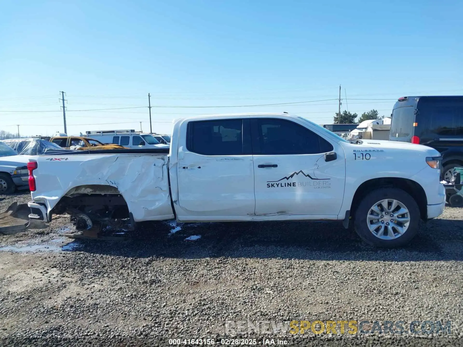 14 fotografías del automóvil dañado 1GCPDBEK2RZ329347 CHEVROLET SILVERADO 1500 2024