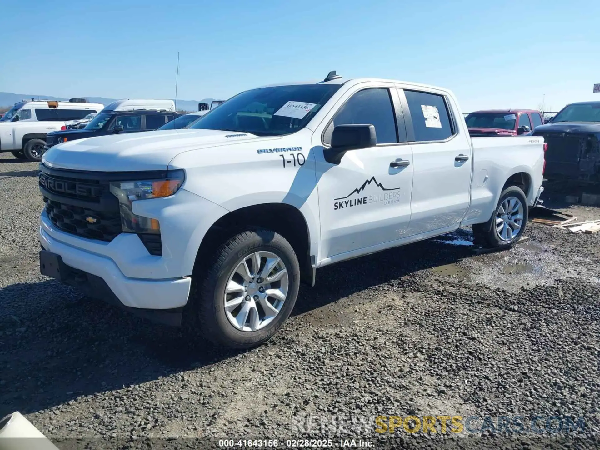 2 fotografías del automóvil dañado 1GCPDBEK2RZ329347 CHEVROLET SILVERADO 1500 2024
