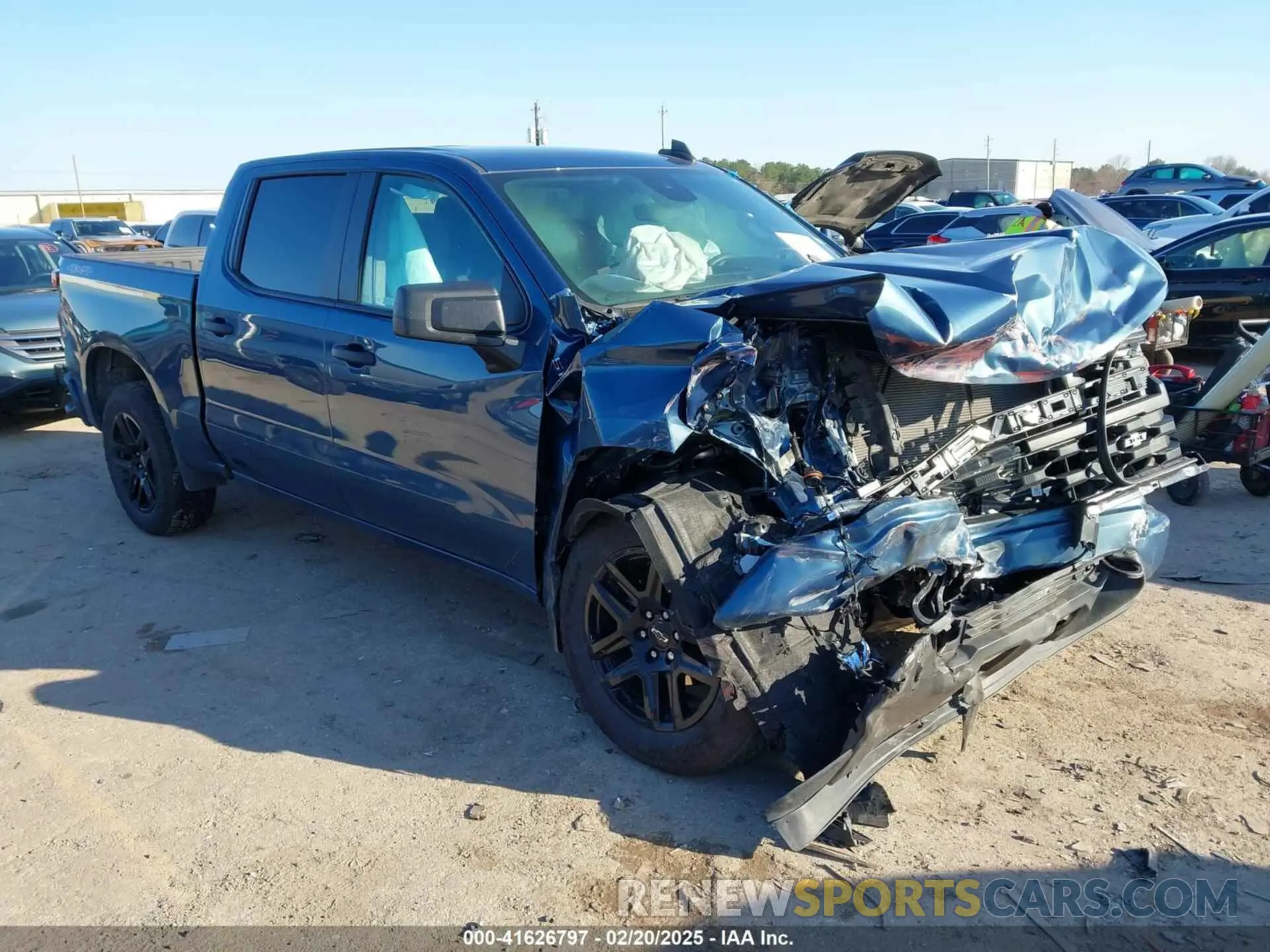 1 fotografías del automóvil dañado 1GCPDBEK4RZ220064 CHEVROLET SILVERADO 1500 2024