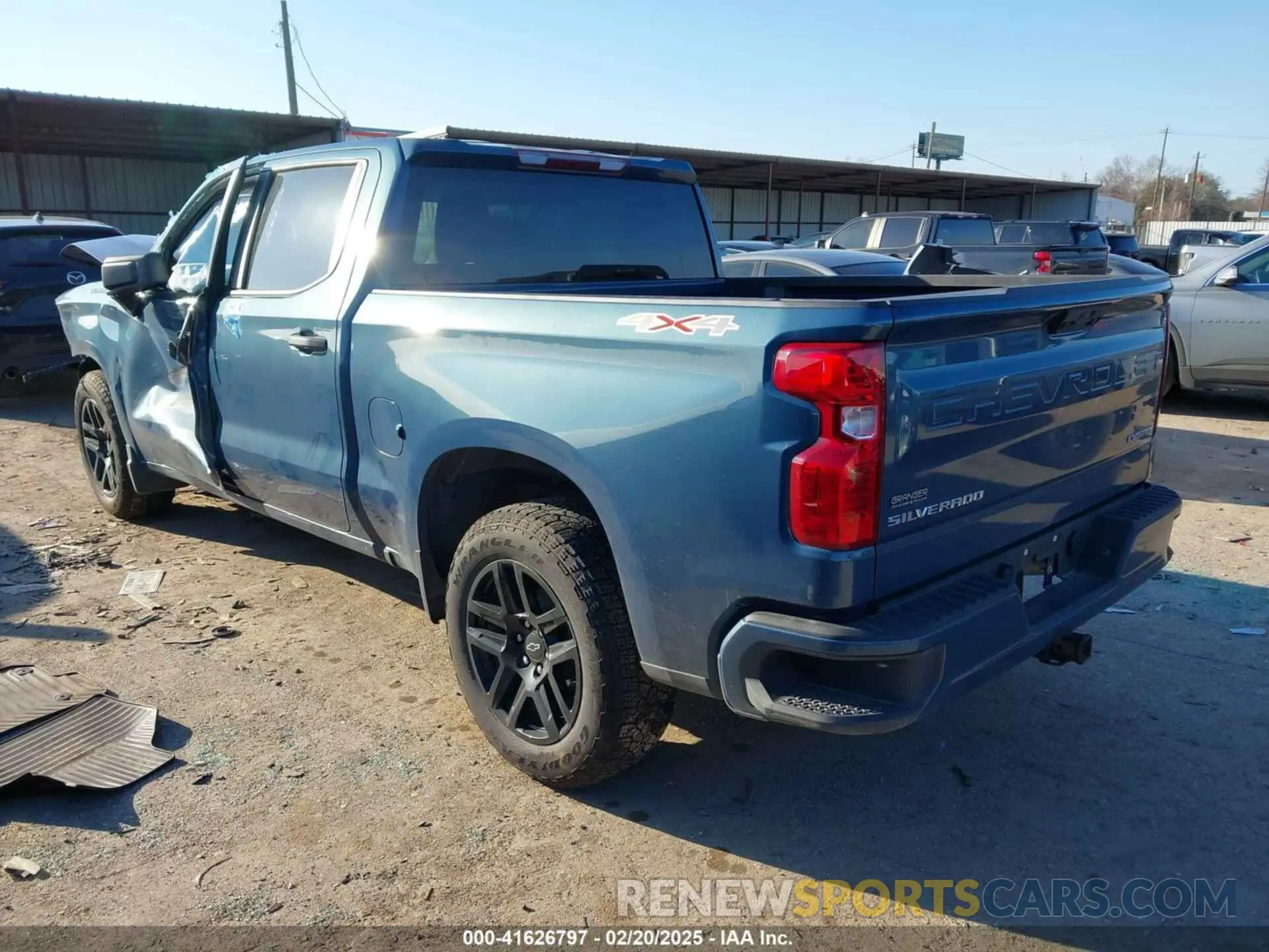 3 fotografías del automóvil dañado 1GCPDBEK4RZ220064 CHEVROLET SILVERADO 1500 2024
