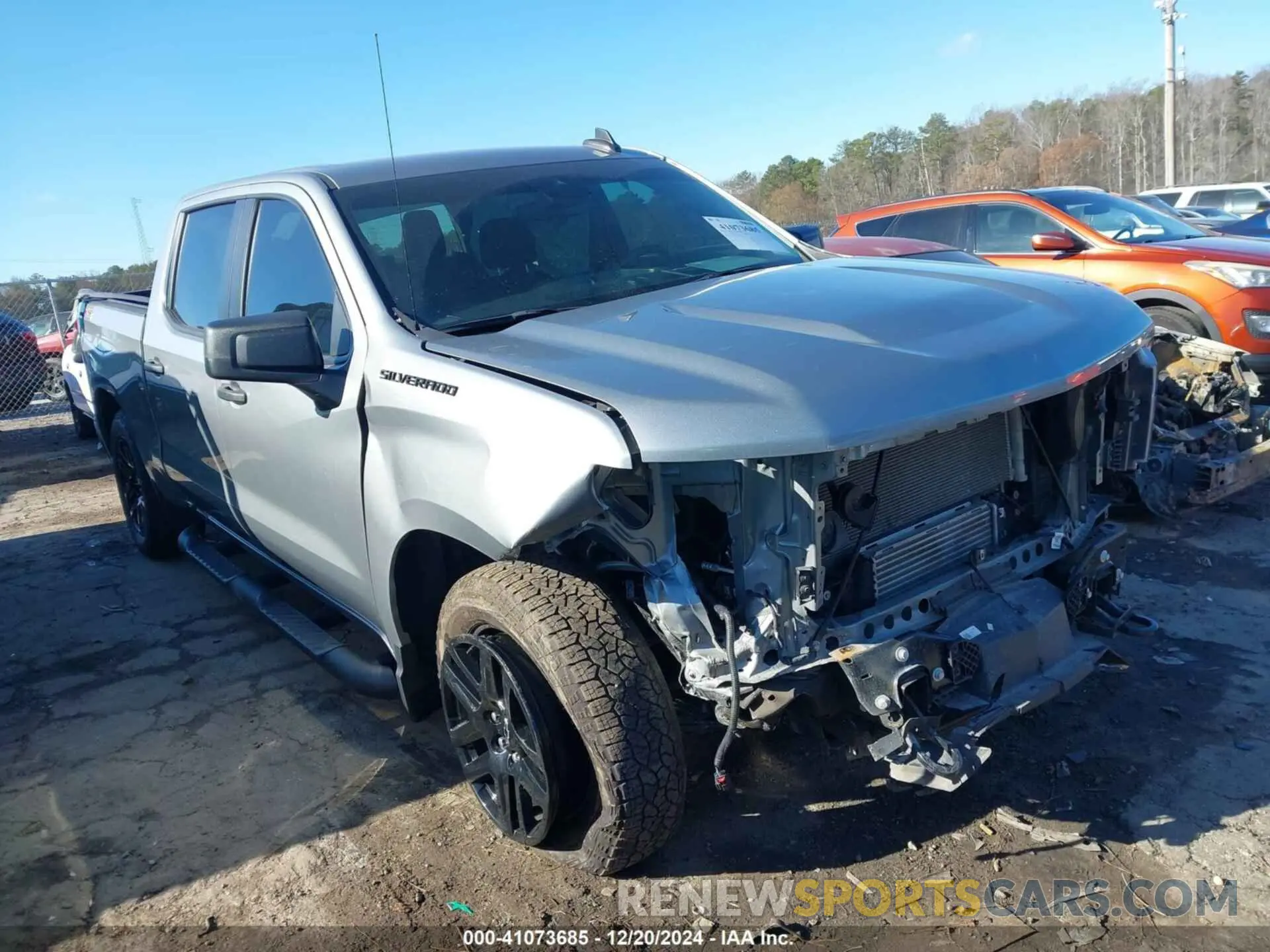 1 fotografías del automóvil dañado 1GCPDBEK4RZ233798 CHEVROLET SILVERADO 1500 2024