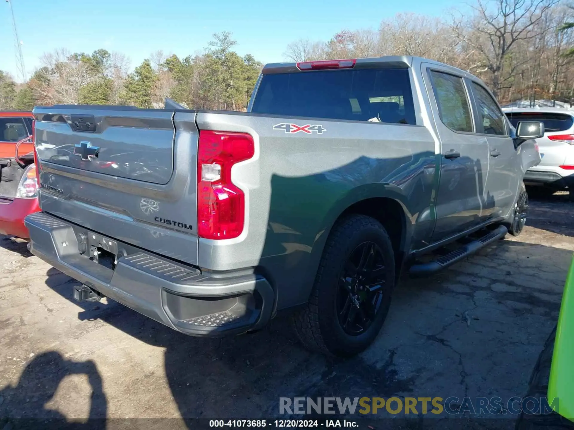 4 fotografías del automóvil dañado 1GCPDBEK4RZ233798 CHEVROLET SILVERADO 1500 2024