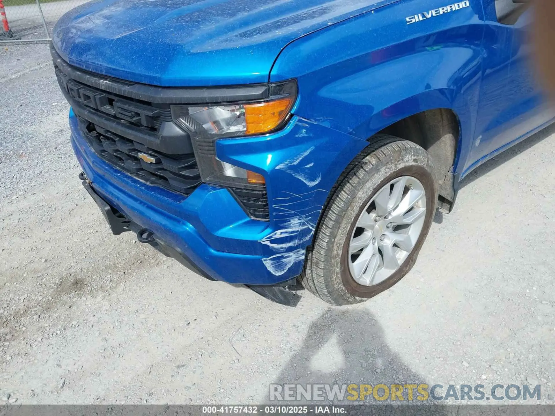 6 fotografías del automóvil dañado 1GCPDBEK9RZ123622 CHEVROLET SILVERADO 1500 2024
