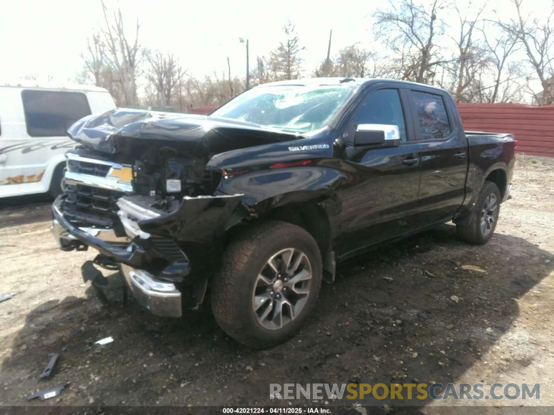 2 fotografías del automóvil dañado 1GCPDKEK2RZ219964 CHEVROLET SILVERADO 1500 2024