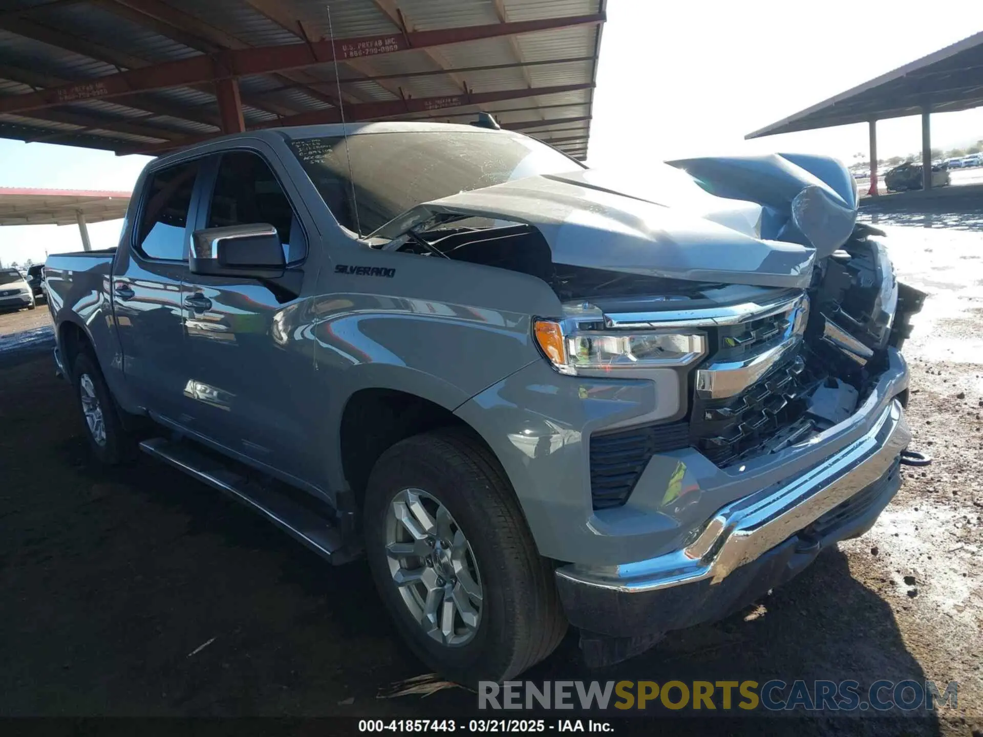 1 fotografías del automóvil dañado 1GCPDKEK2RZ359108 CHEVROLET SILVERADO 1500 2024