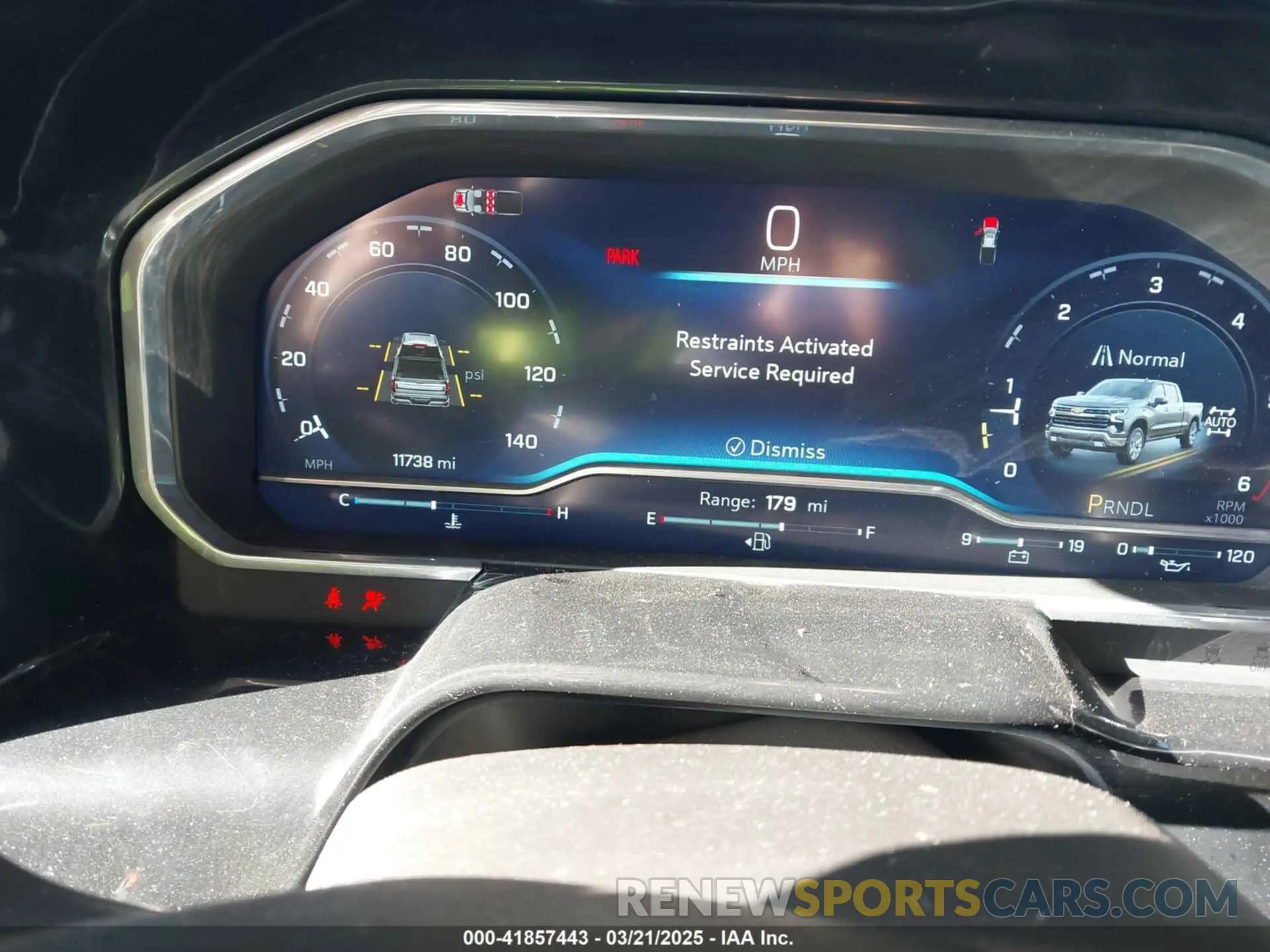 7 fotografías del automóvil dañado 1GCPDKEK2RZ359108 CHEVROLET SILVERADO 1500 2024