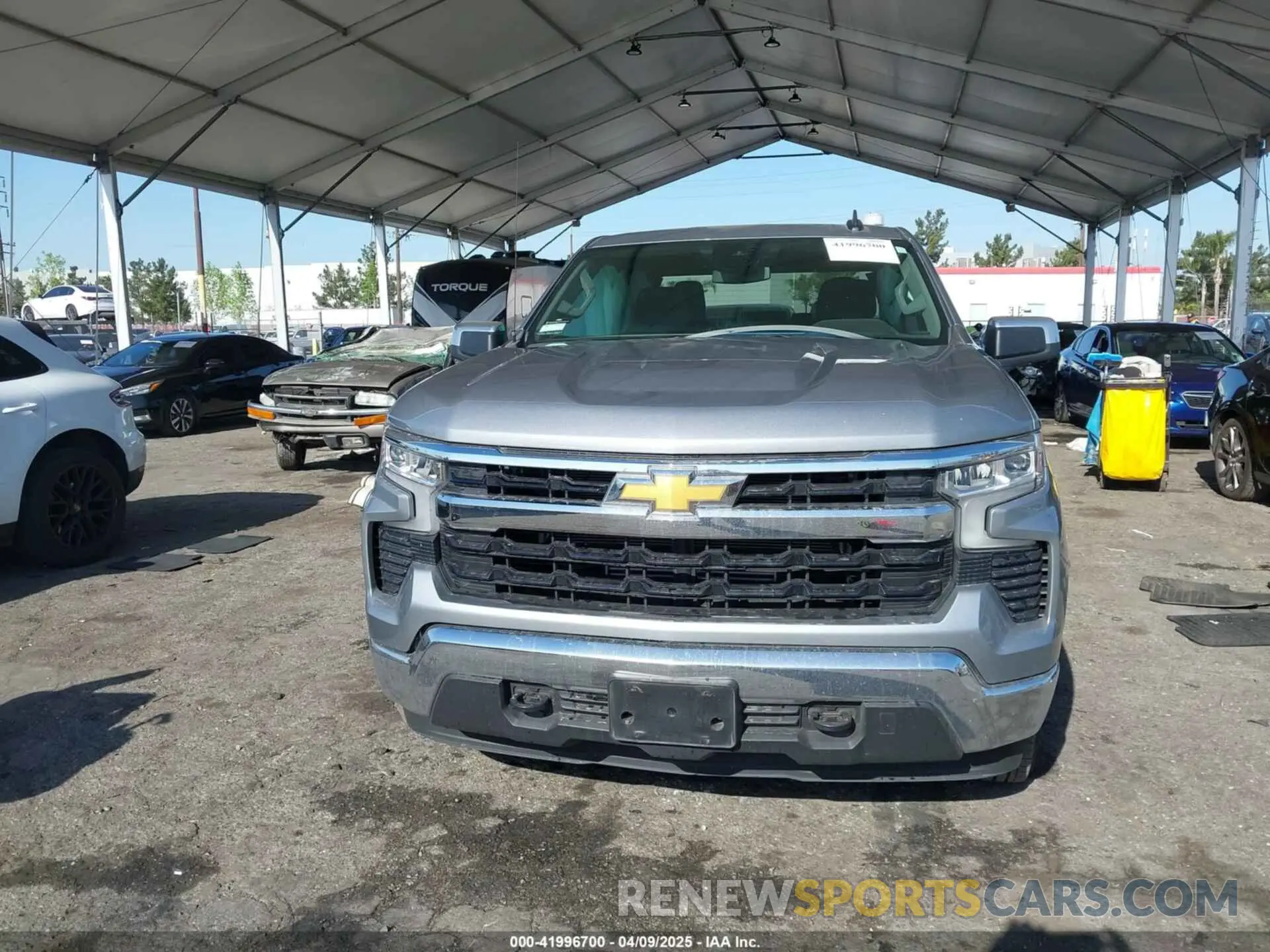 12 fotografías del automóvil dañado 1GCPDKEK4RZ261794 CHEVROLET SILVERADO 1500 2024