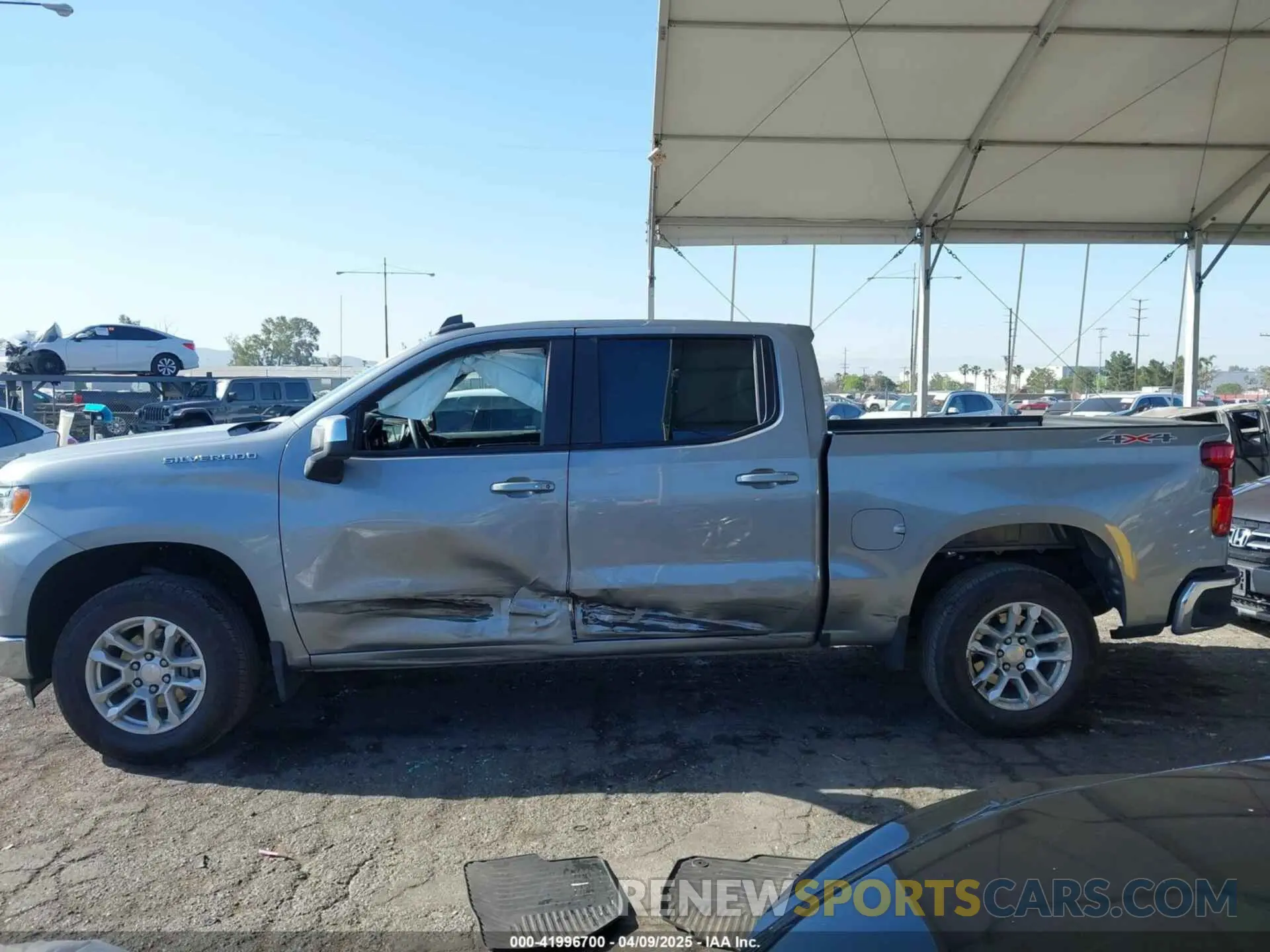 14 fotografías del automóvil dañado 1GCPDKEK4RZ261794 CHEVROLET SILVERADO 1500 2024