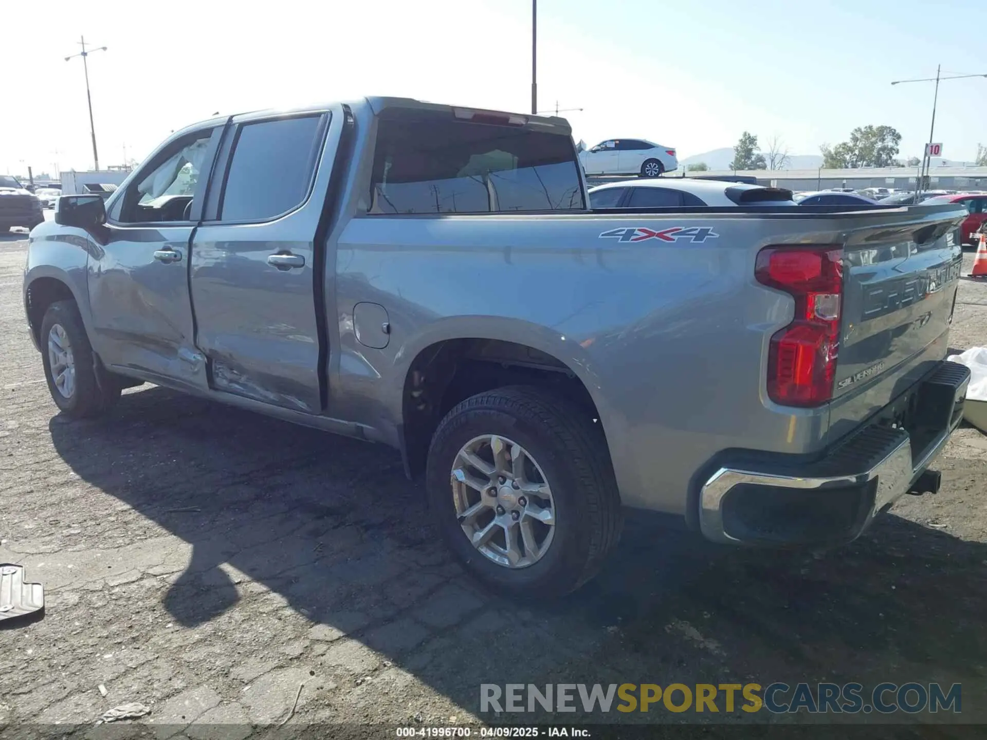 3 fotografías del automóvil dañado 1GCPDKEK4RZ261794 CHEVROLET SILVERADO 1500 2024
