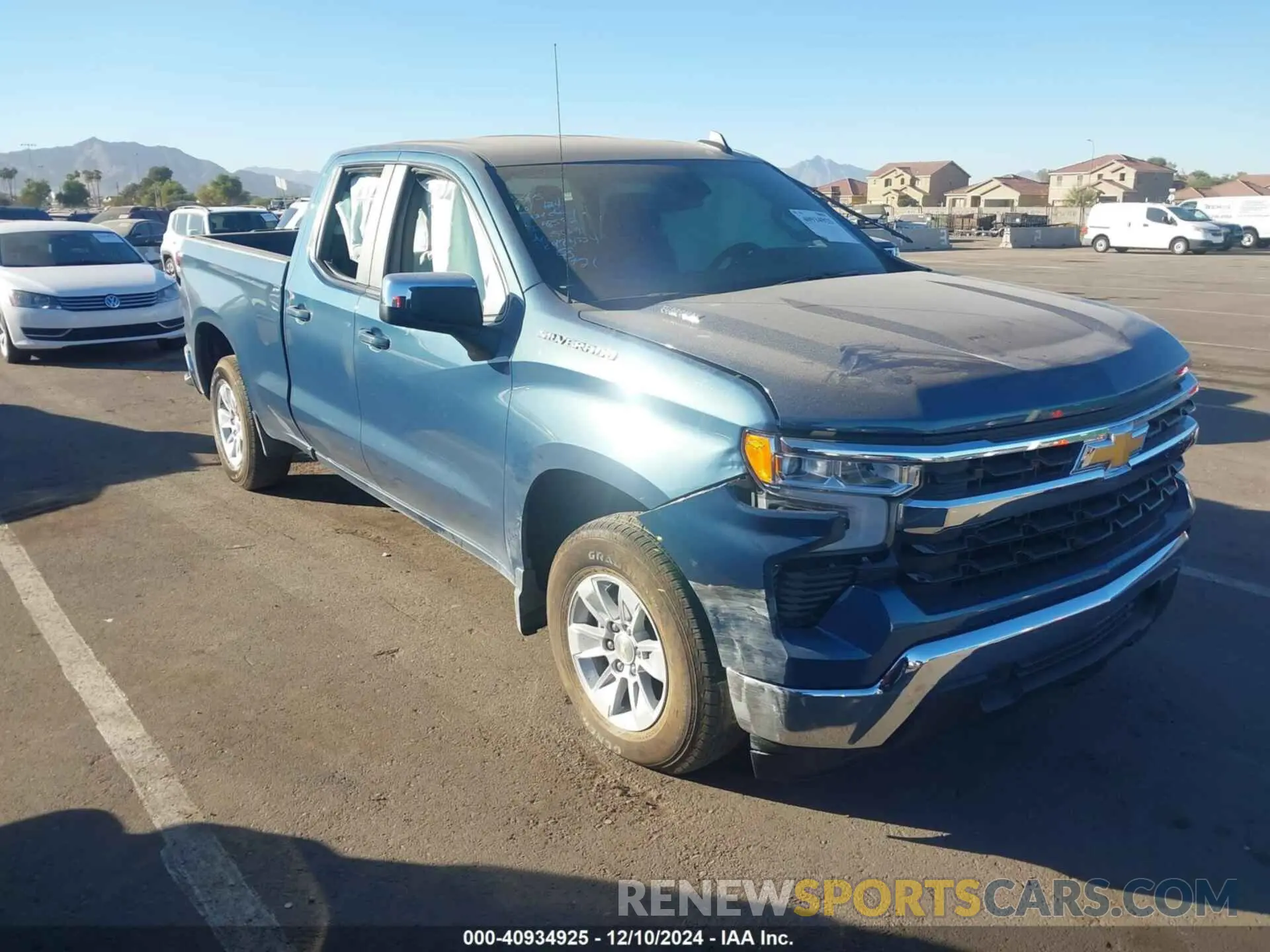 1 fotografías del automóvil dañado 1GCRACEK1RZ395069 CHEVROLET SILVERADO 1500 2024
