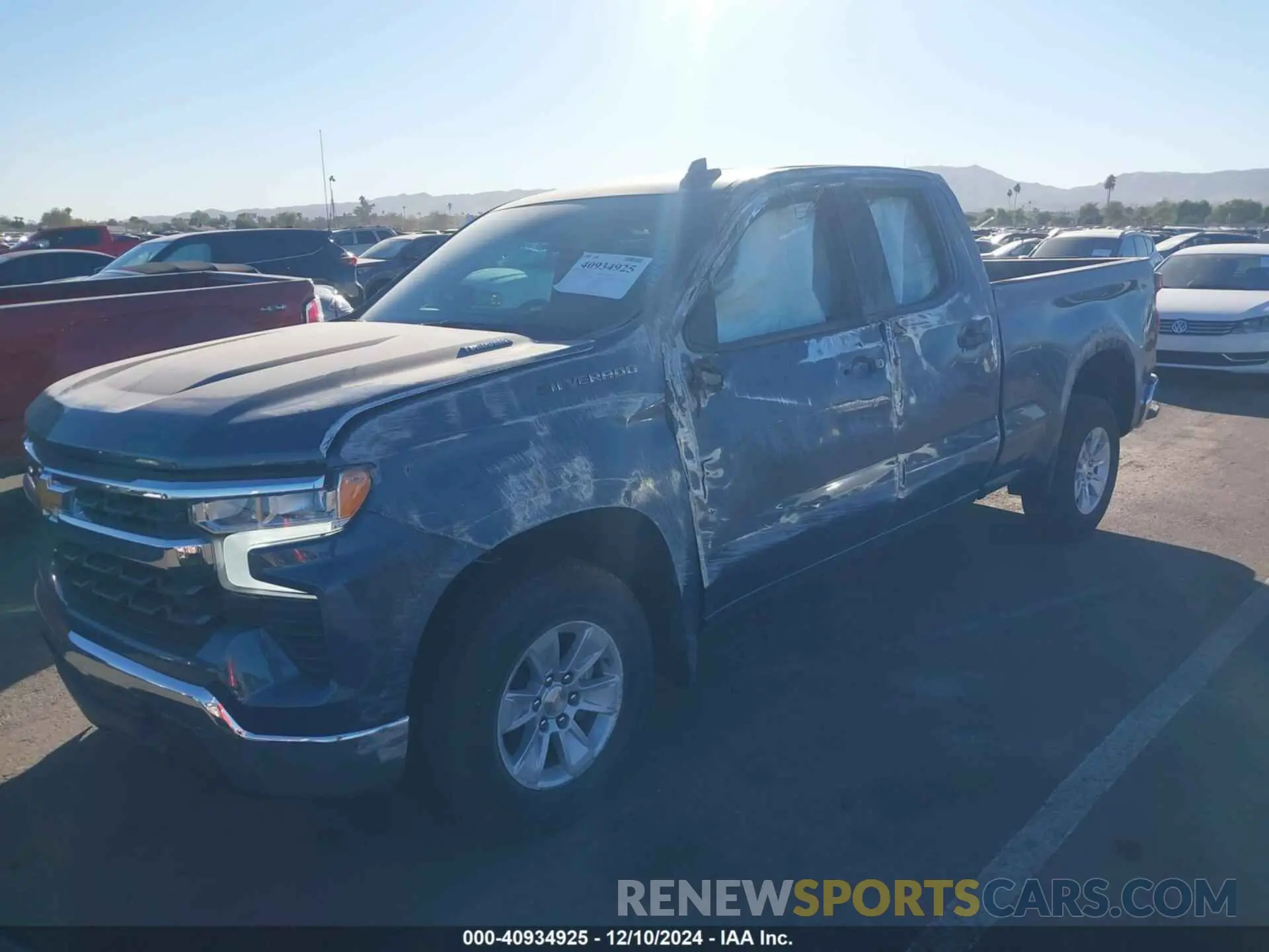 6 fotografías del automóvil dañado 1GCRACEK1RZ395069 CHEVROLET SILVERADO 1500 2024