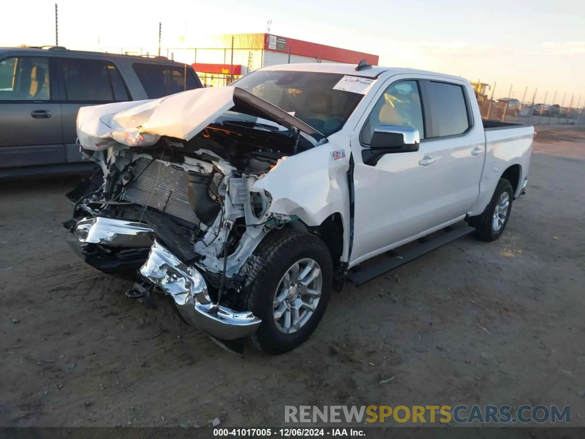 2 fotografías del automóvil dañado 2GCUDDED2R1129271 CHEVROLET SILVERADO 1500 2024