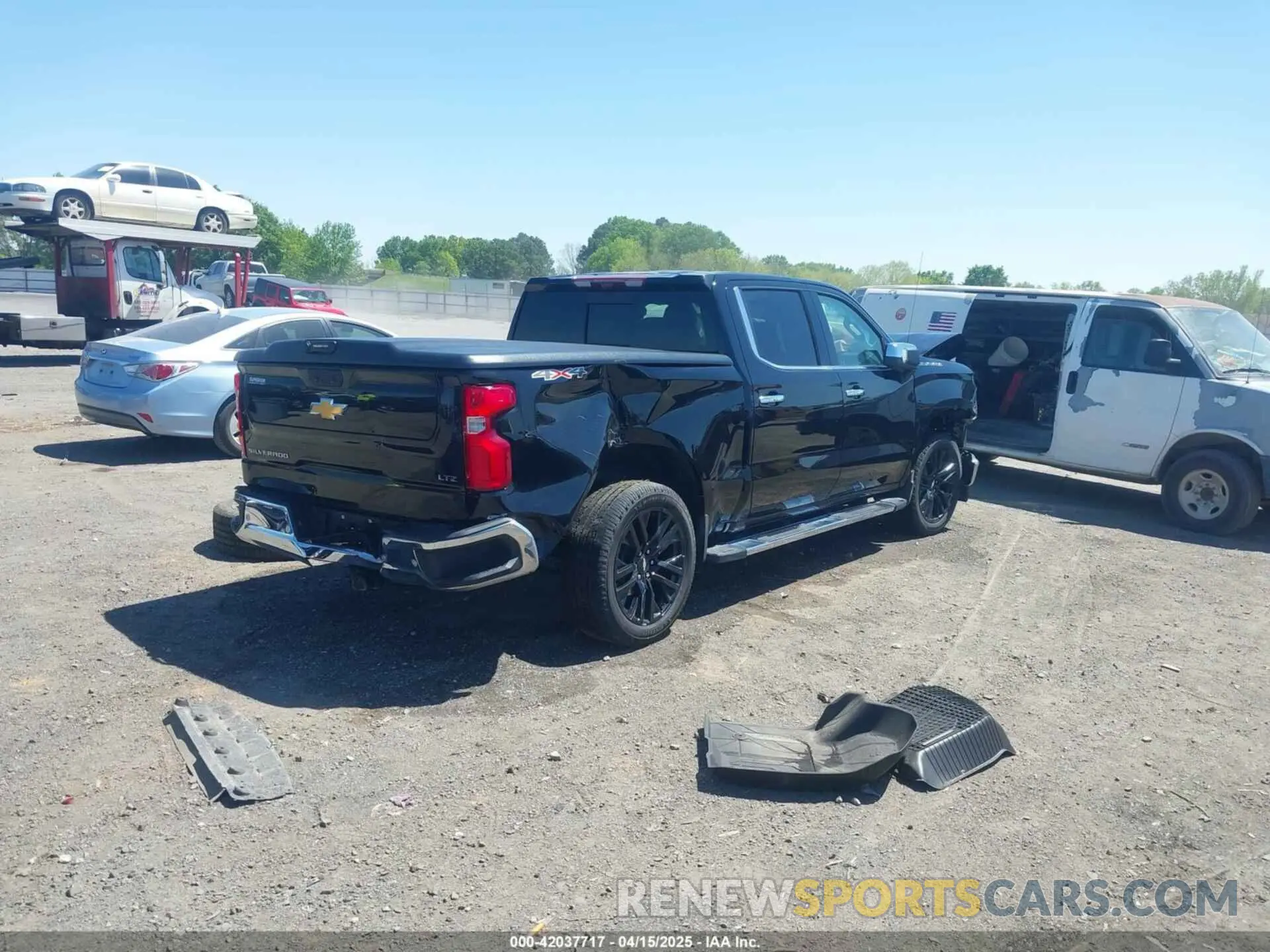 4 fotografías del automóvil dañado 2GCUDGED7R1152966 CHEVROLET SILVERADO 1500 2024