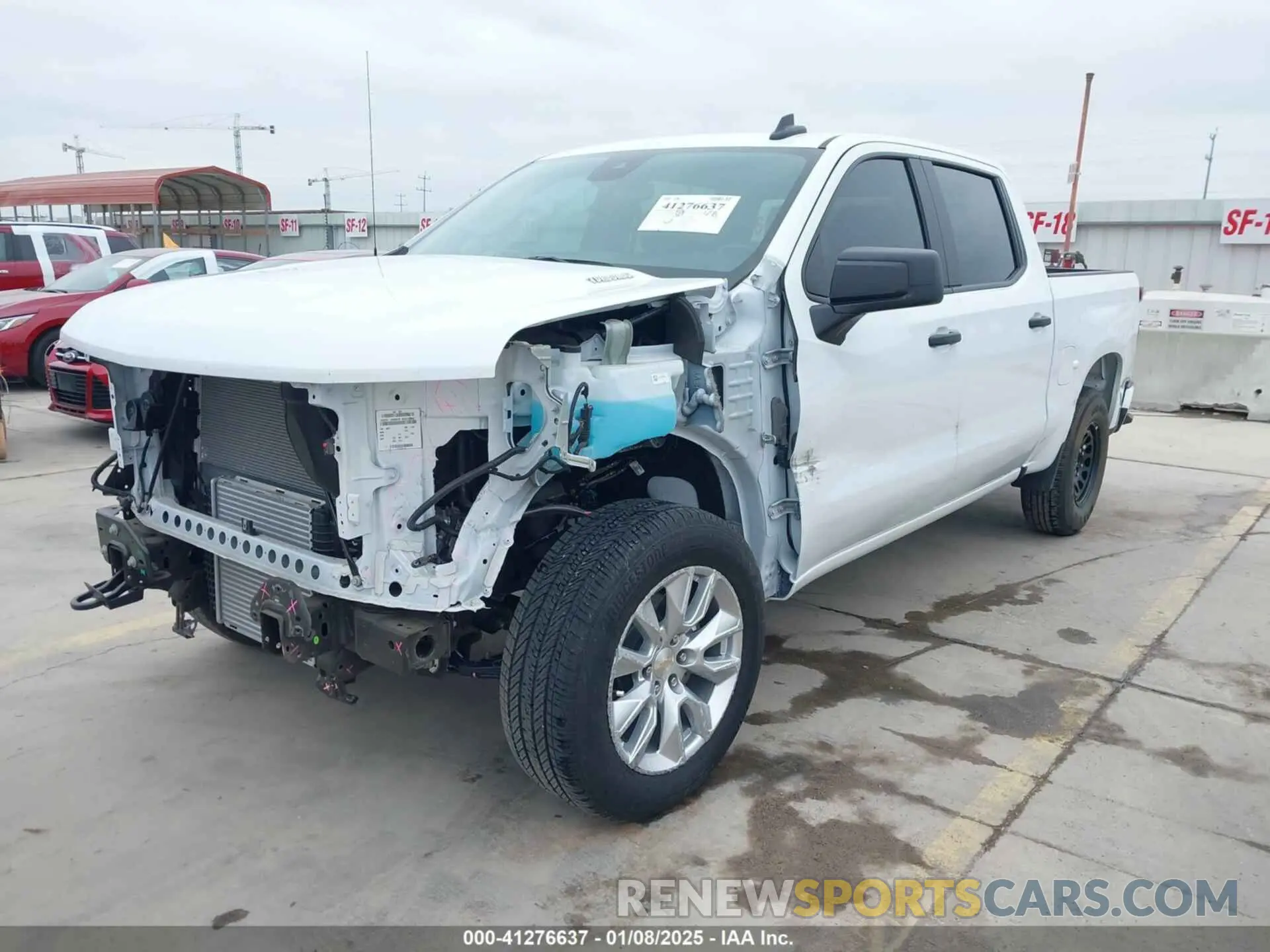 2 fotografías del automóvil dañado 3GCPABEK1RG423289 CHEVROLET SILVERADO 1500 2024