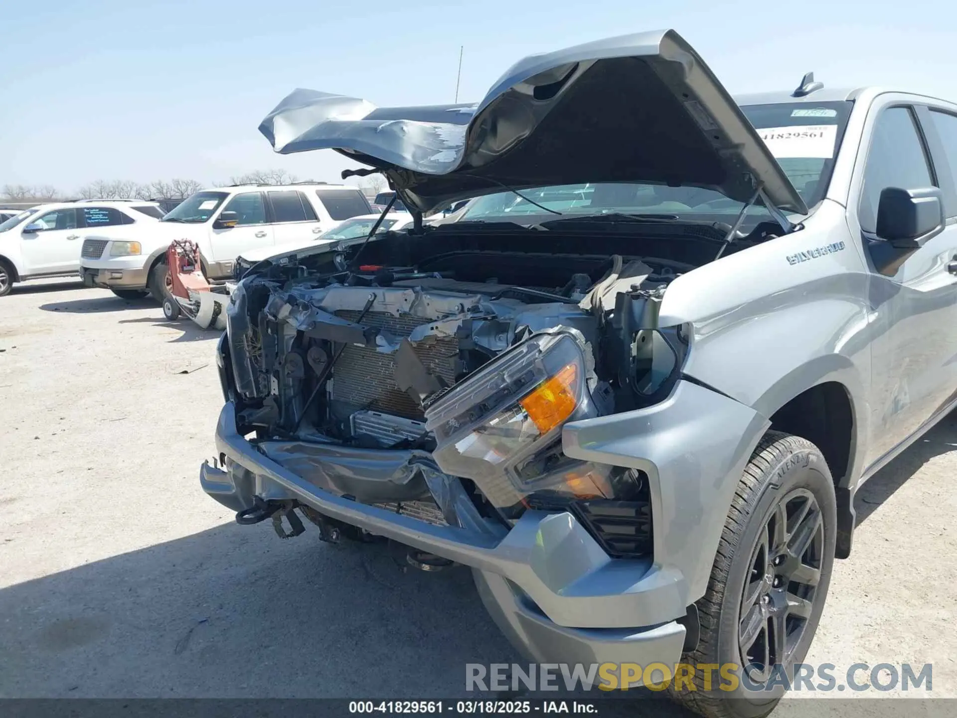 6 fotografías del automóvil dañado 3GCPABEK4RG279124 CHEVROLET SILVERADO 1500 2024