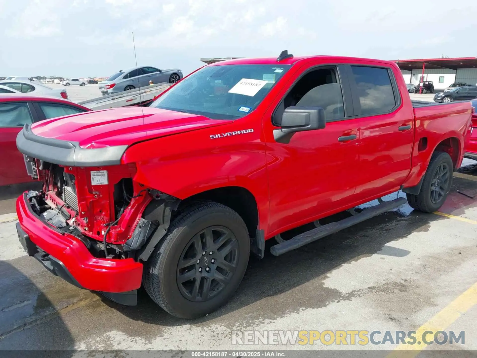2 fotografías del automóvil dañado 3GCPABEK9RG117974 CHEVROLET SILVERADO 1500 2024
