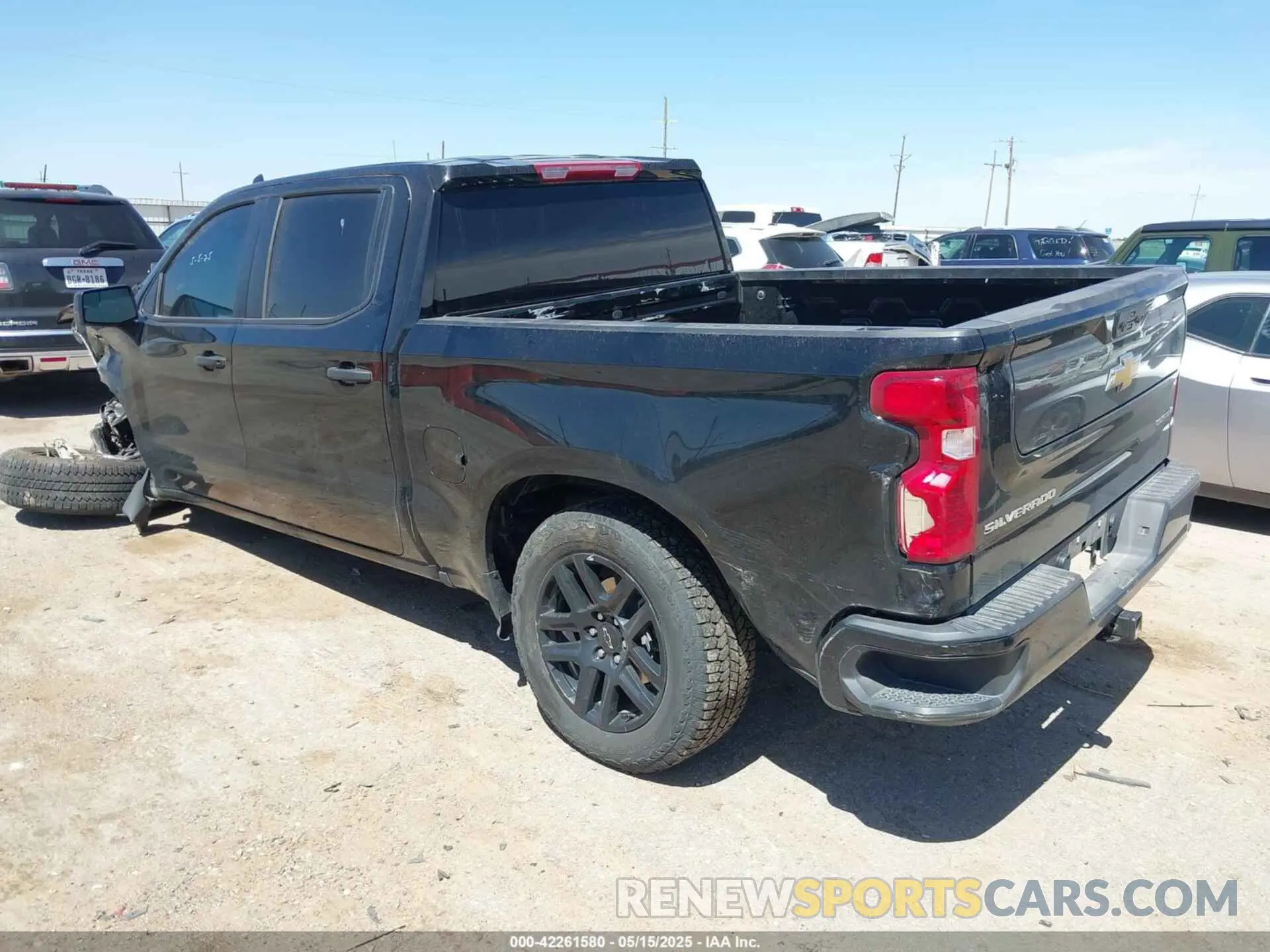 3 fotografías del automóvil dañado 3GCPABEKXRG445811 CHEVROLET SILVERADO 1500 2024