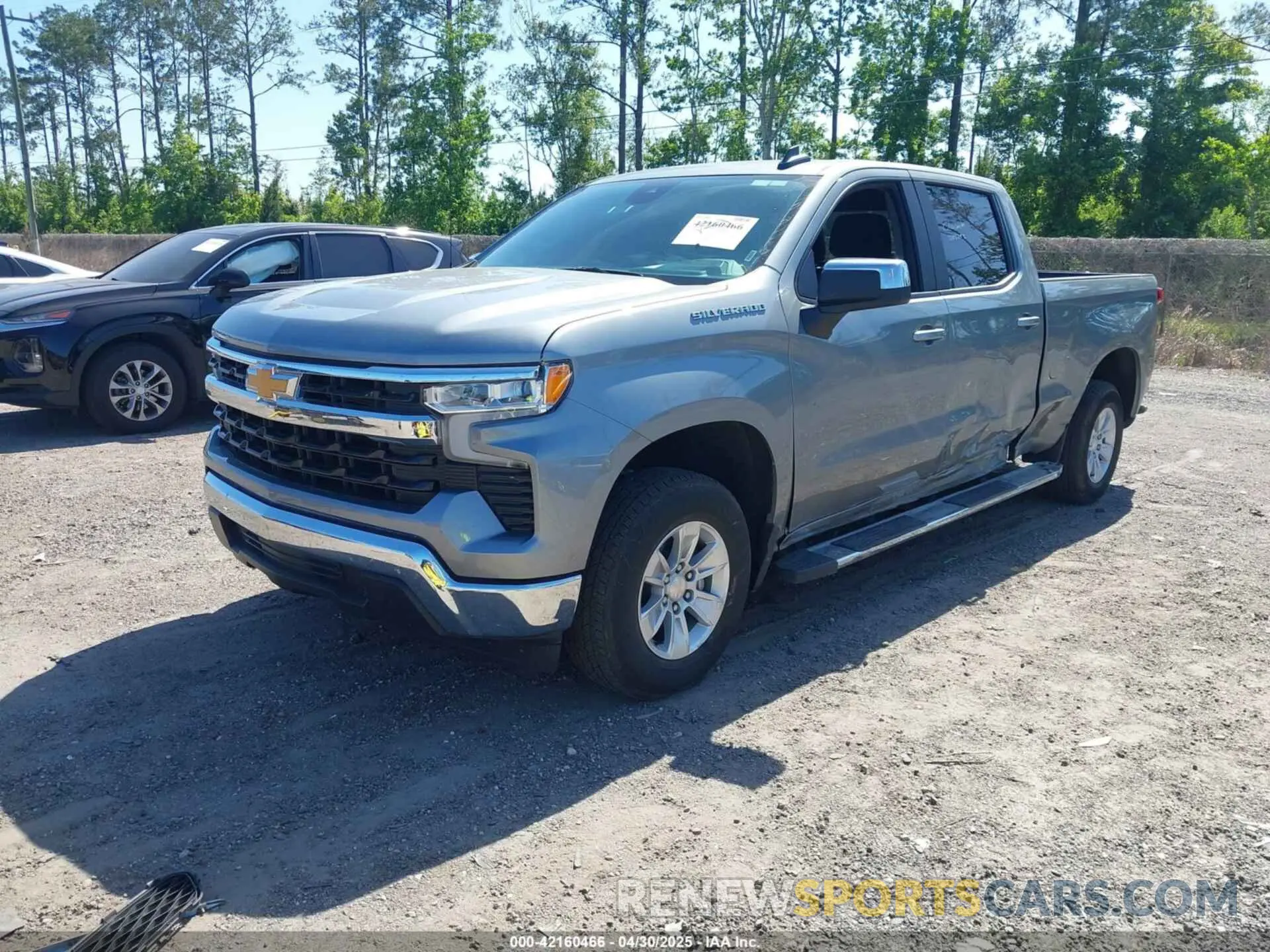 2 fotografías del automóvil dañado 3GCPACED4RG171030 CHEVROLET SILVERADO 1500 2024