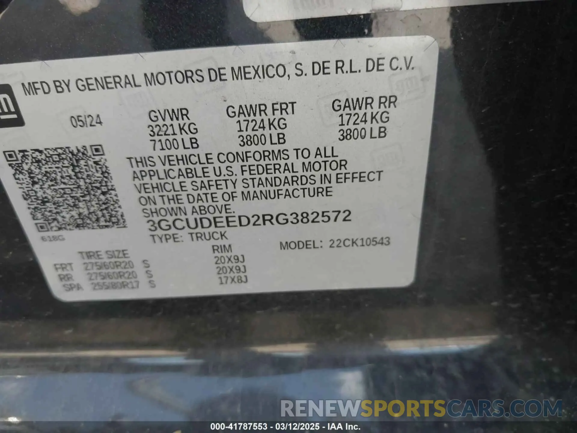 9 fotografías del automóvil dañado 3GCUDEED2RG382572 CHEVROLET SILVERADO 1500 2024