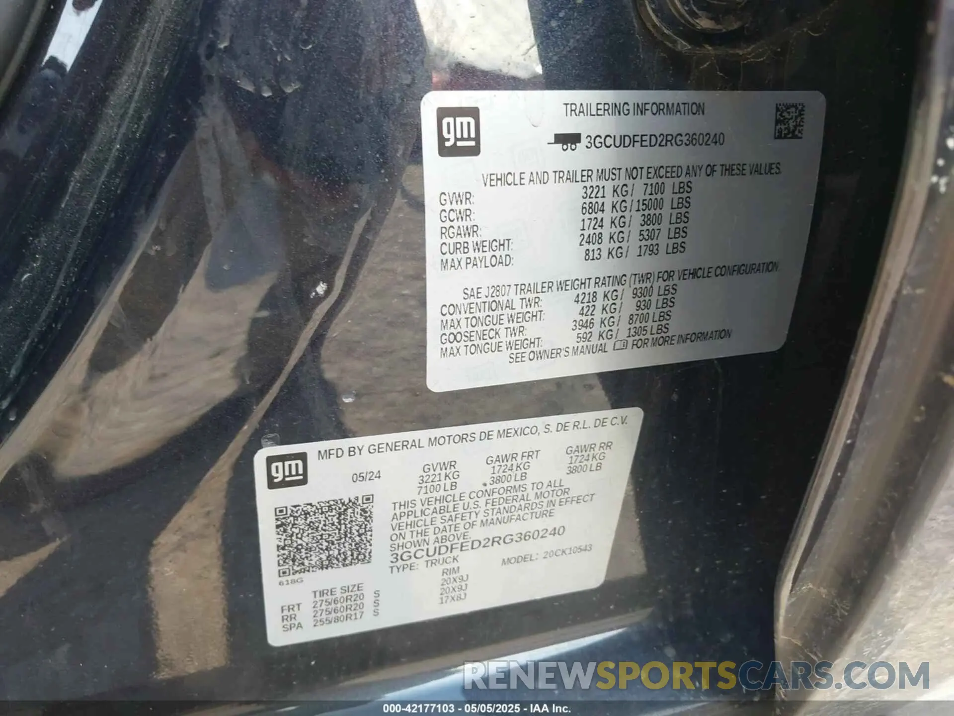 9 fotografías del automóvil dañado 3GCUDFED2RG360240 CHEVROLET SILVERADO 1500 2024