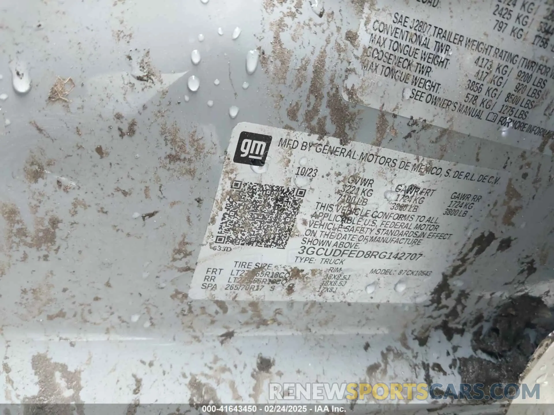 9 fotografías del automóvil dañado 3GCUDFED8RG142707 CHEVROLET SILVERADO 1500 2024