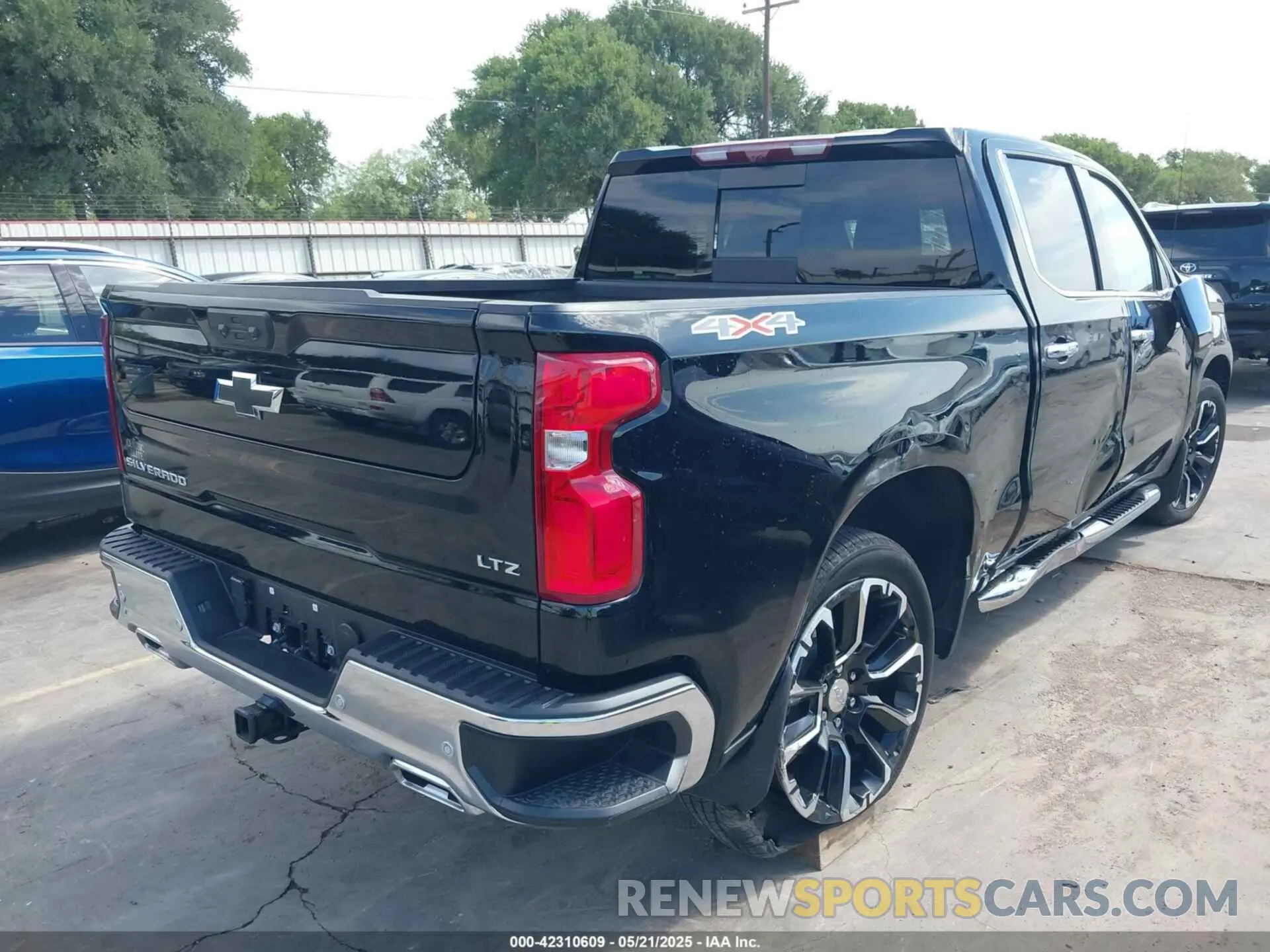 4 fotografías del automóvil dañado 3GCUDGE86RG244354 CHEVROLET SILVERADO 1500 2024