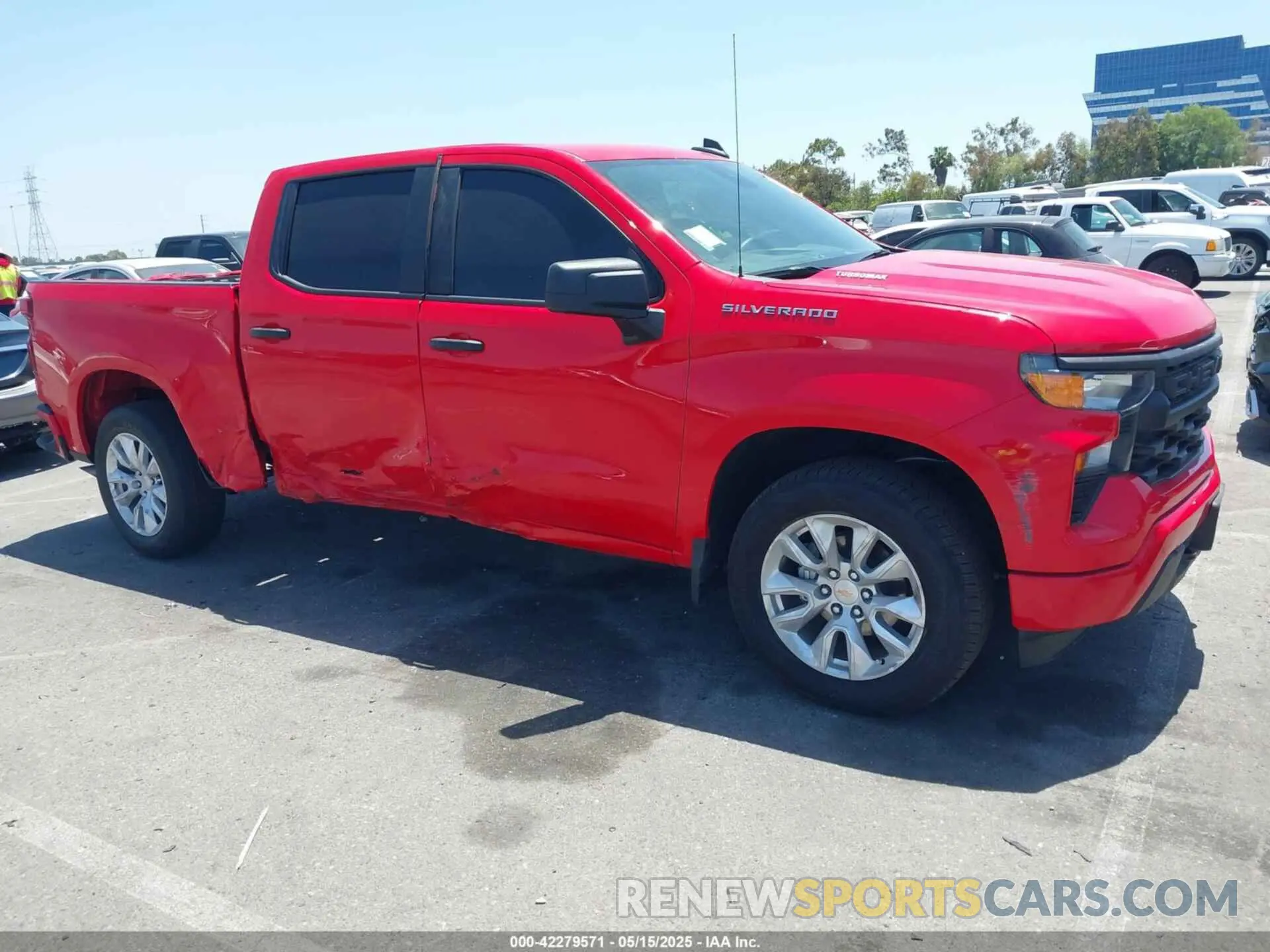 13 fotografías del automóvil dañado 1GCPABEK2SZ132029 CHEVROLET SILVERADO 1500 2025