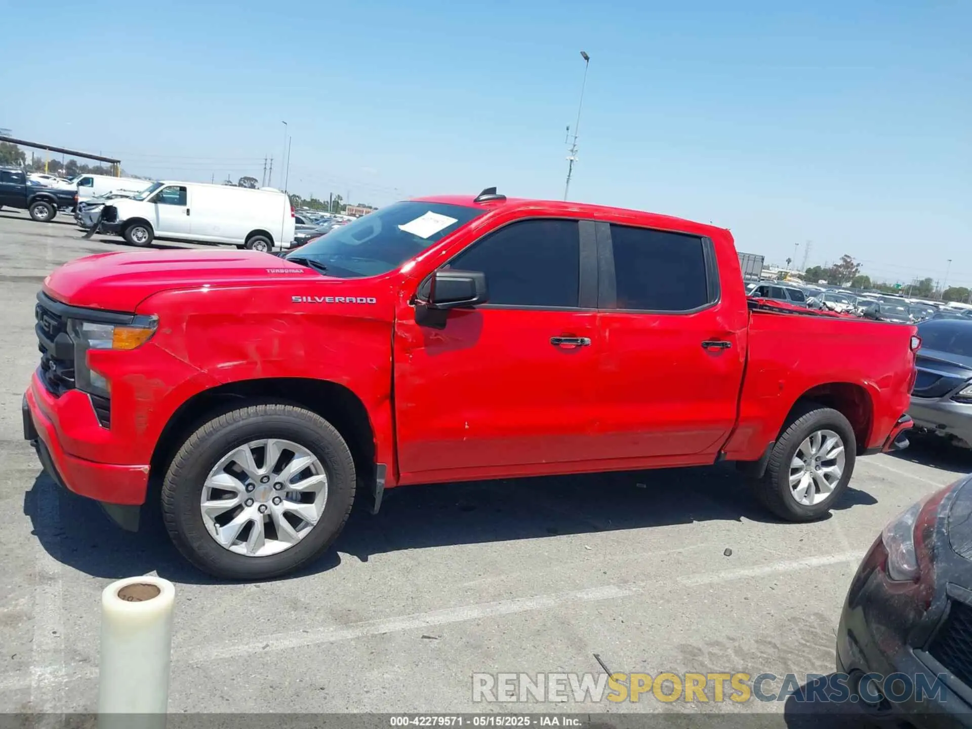 14 fotografías del automóvil dañado 1GCPABEK2SZ132029 CHEVROLET SILVERADO 1500 2025