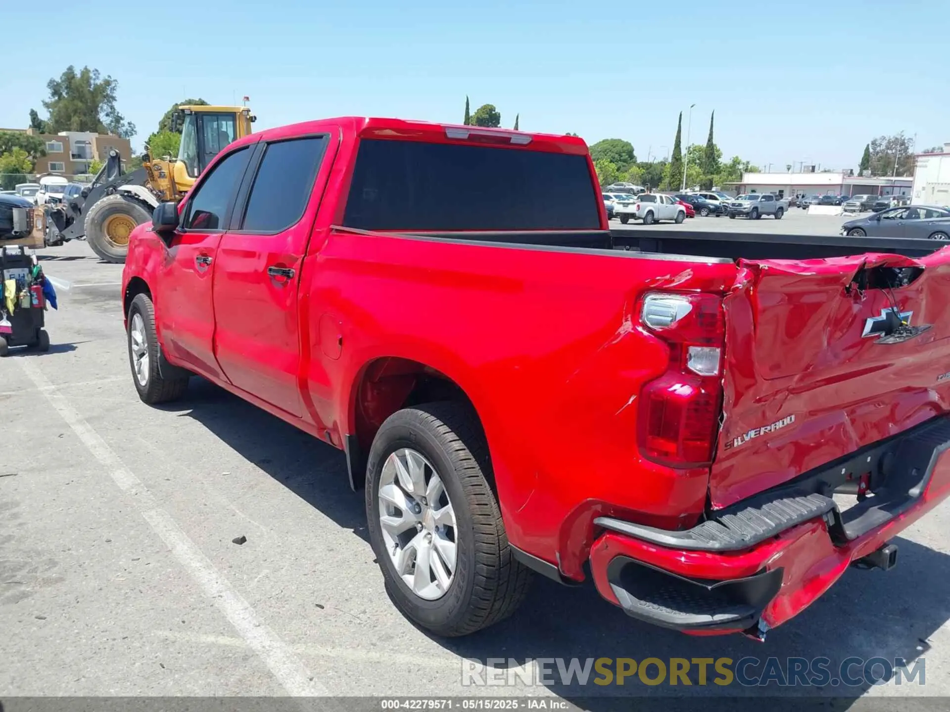 3 fotografías del automóvil dañado 1GCPABEK2SZ132029 CHEVROLET SILVERADO 1500 2025