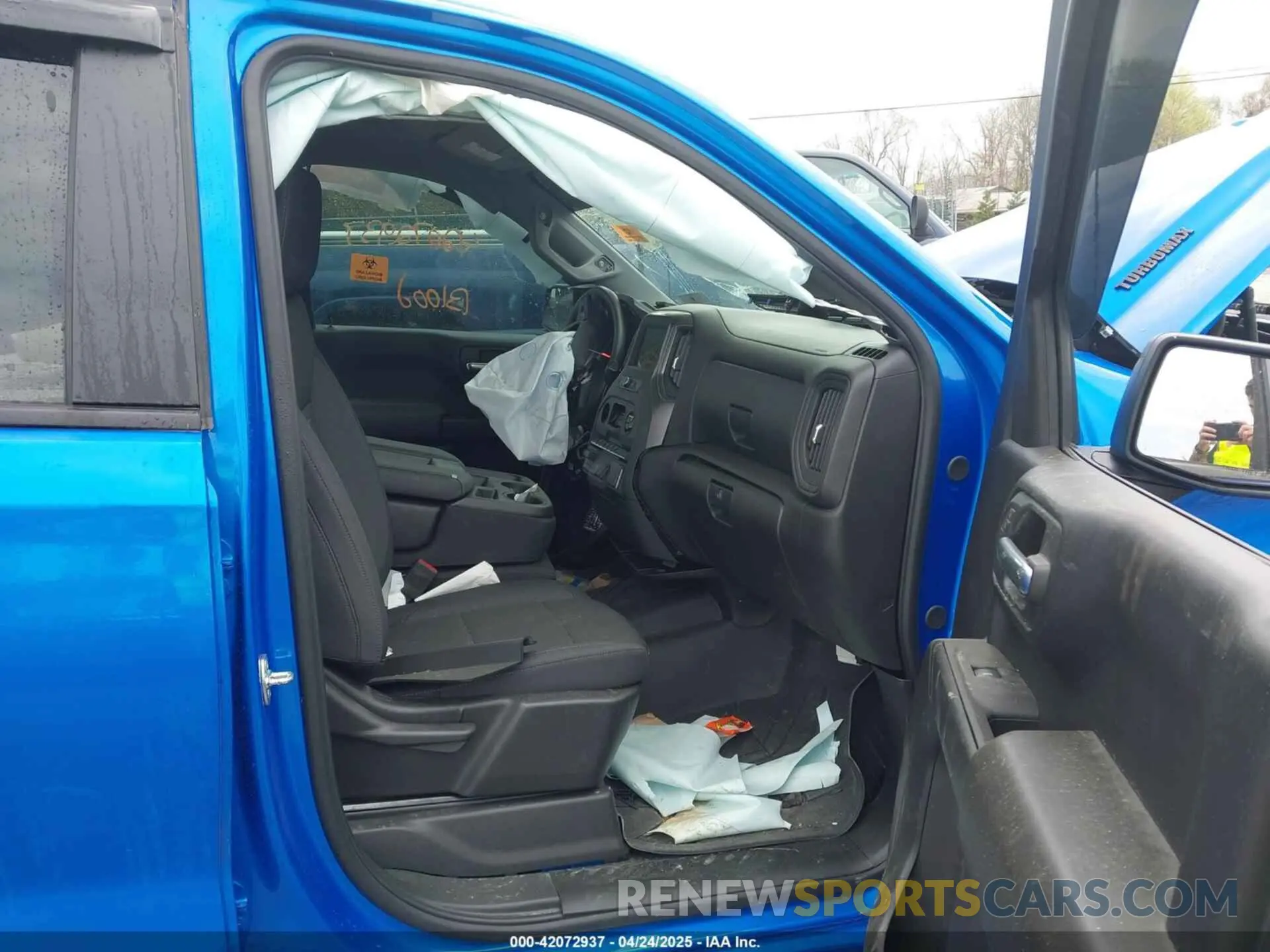 5 fotografías del automóvil dañado 1GCPKBEK5SZ165572 CHEVROLET SILVERADO 1500 2025